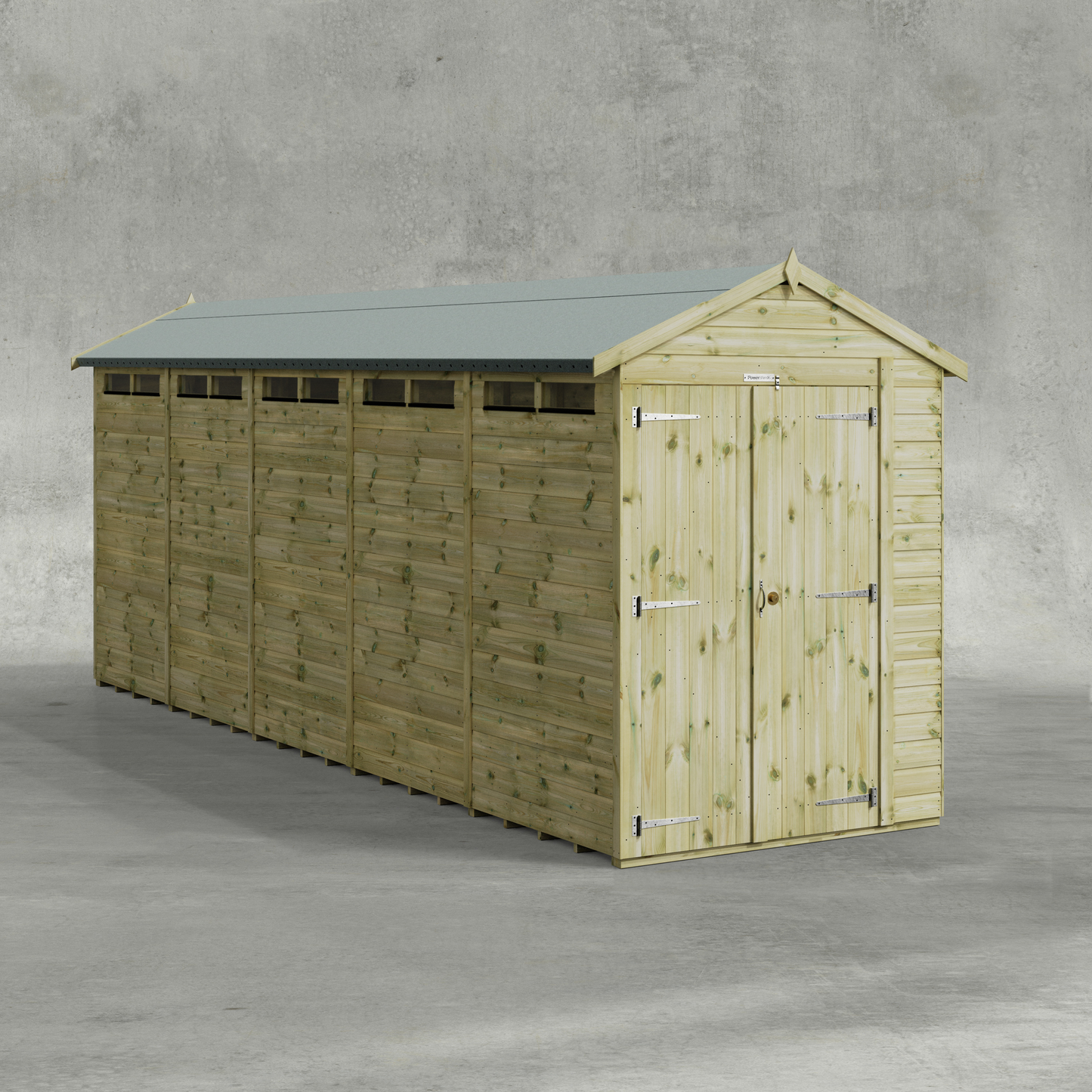 Premium Apex Security Shed