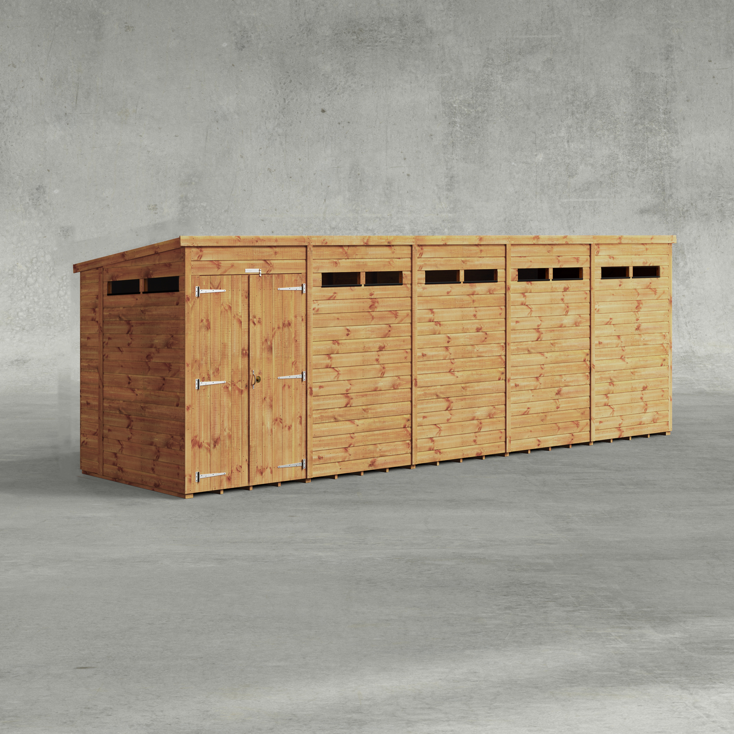 Pent Security Shed