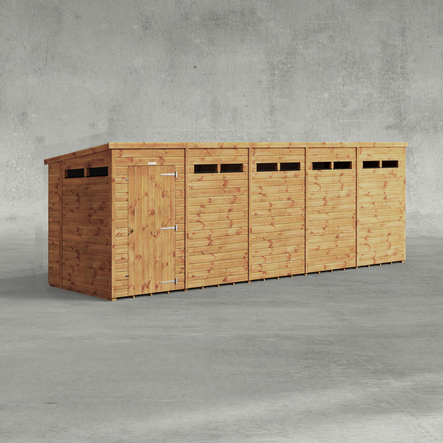Pent Security Shed