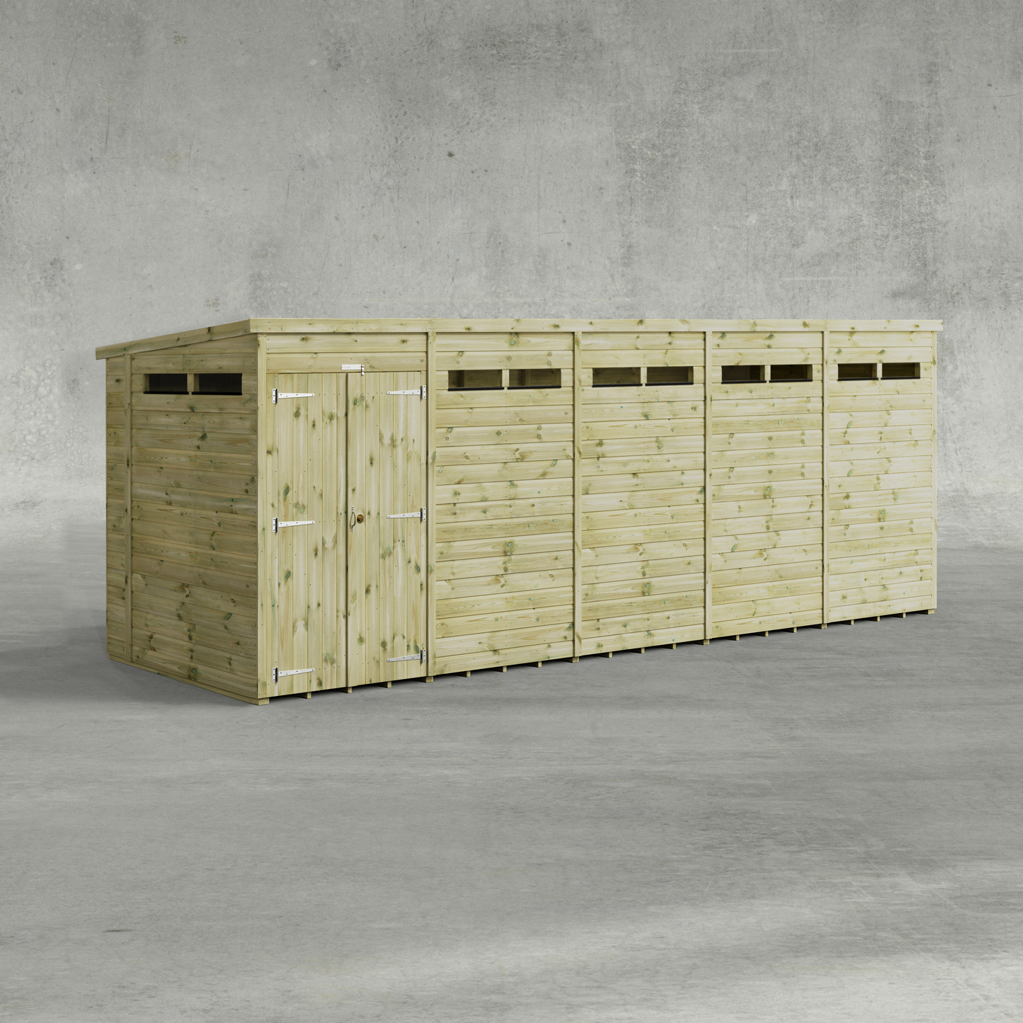 Premium Pent Security Shed