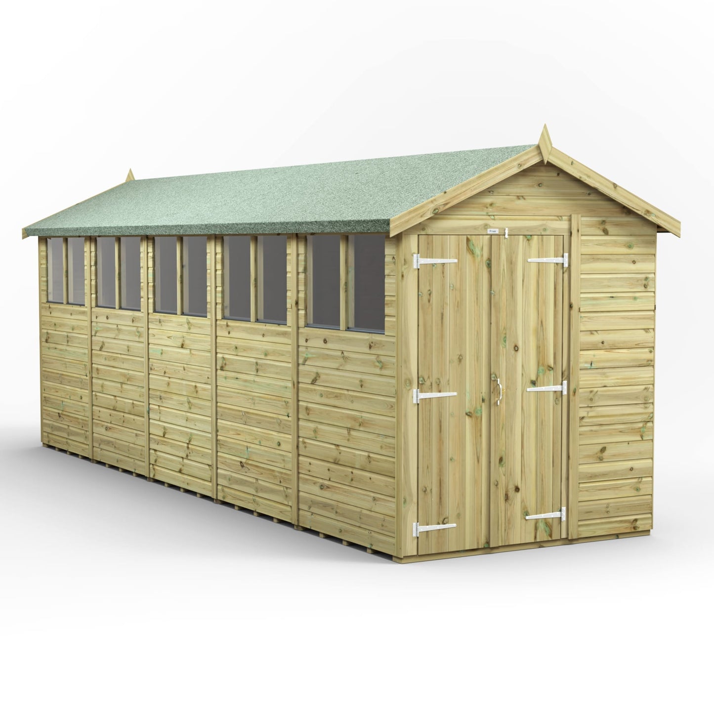 Premium Gartenhaus mit Satteldach