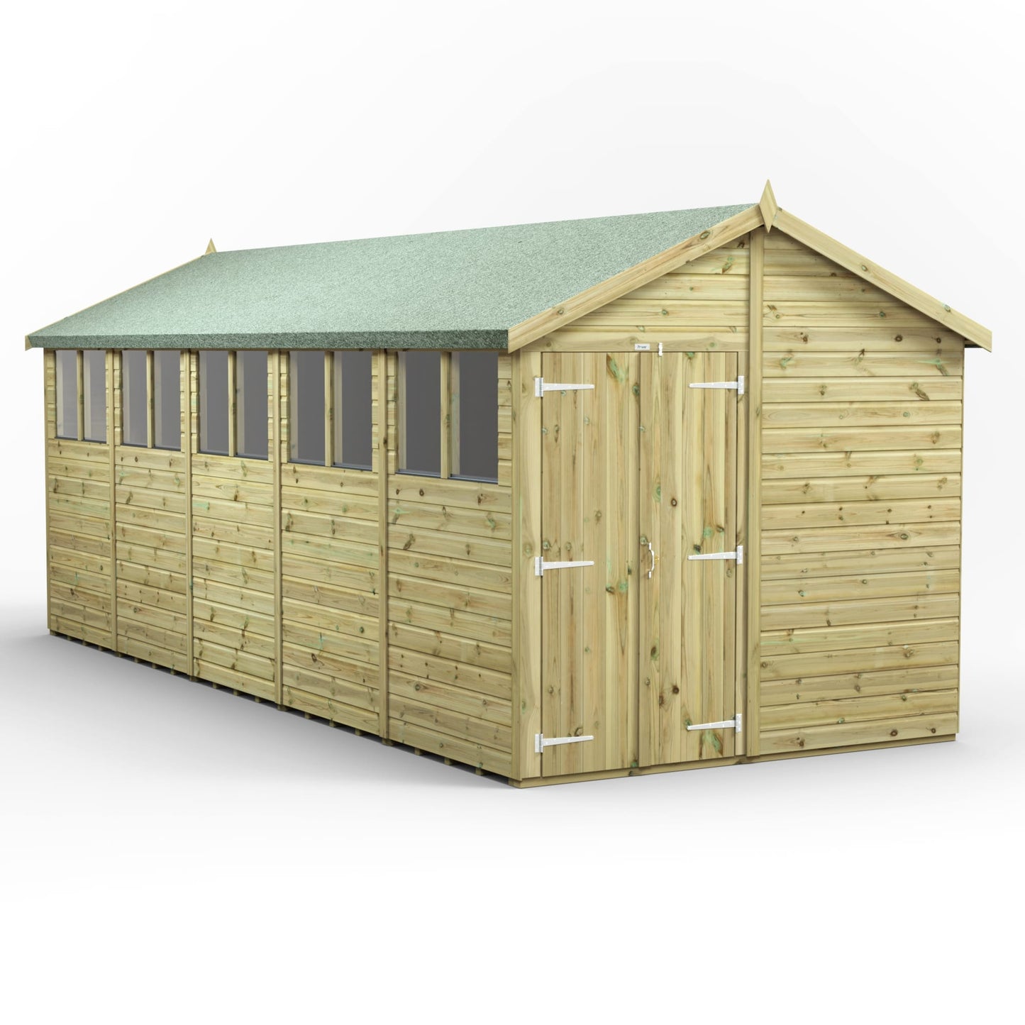 Premium Gartenhaus mit Satteldach