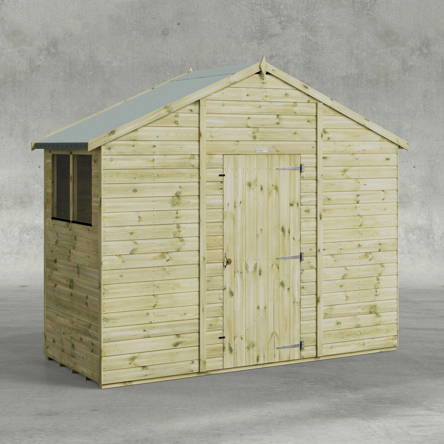 Premium Gartenhaus mit Satteldach