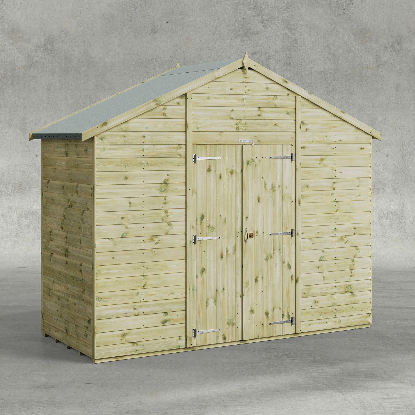 Premium Gartenhaus mit Satteldach