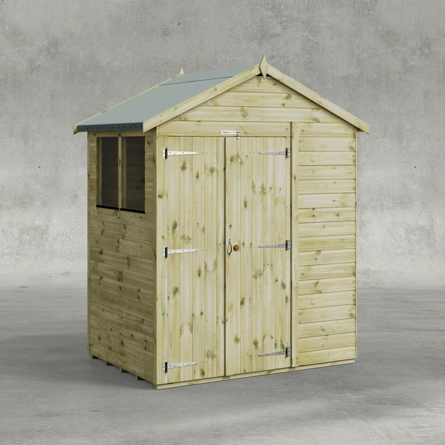 Premium Gartenhaus mit Satteldach