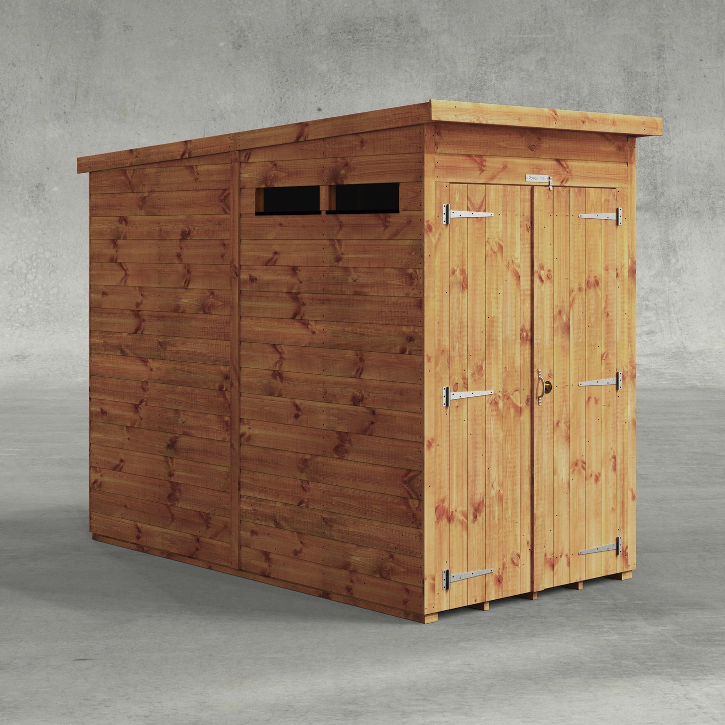 Pent Security Shed