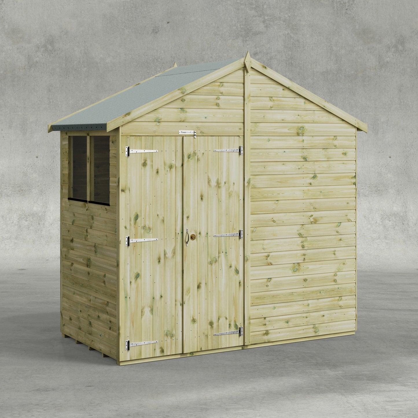 Premium Gartenhaus mit Satteldach