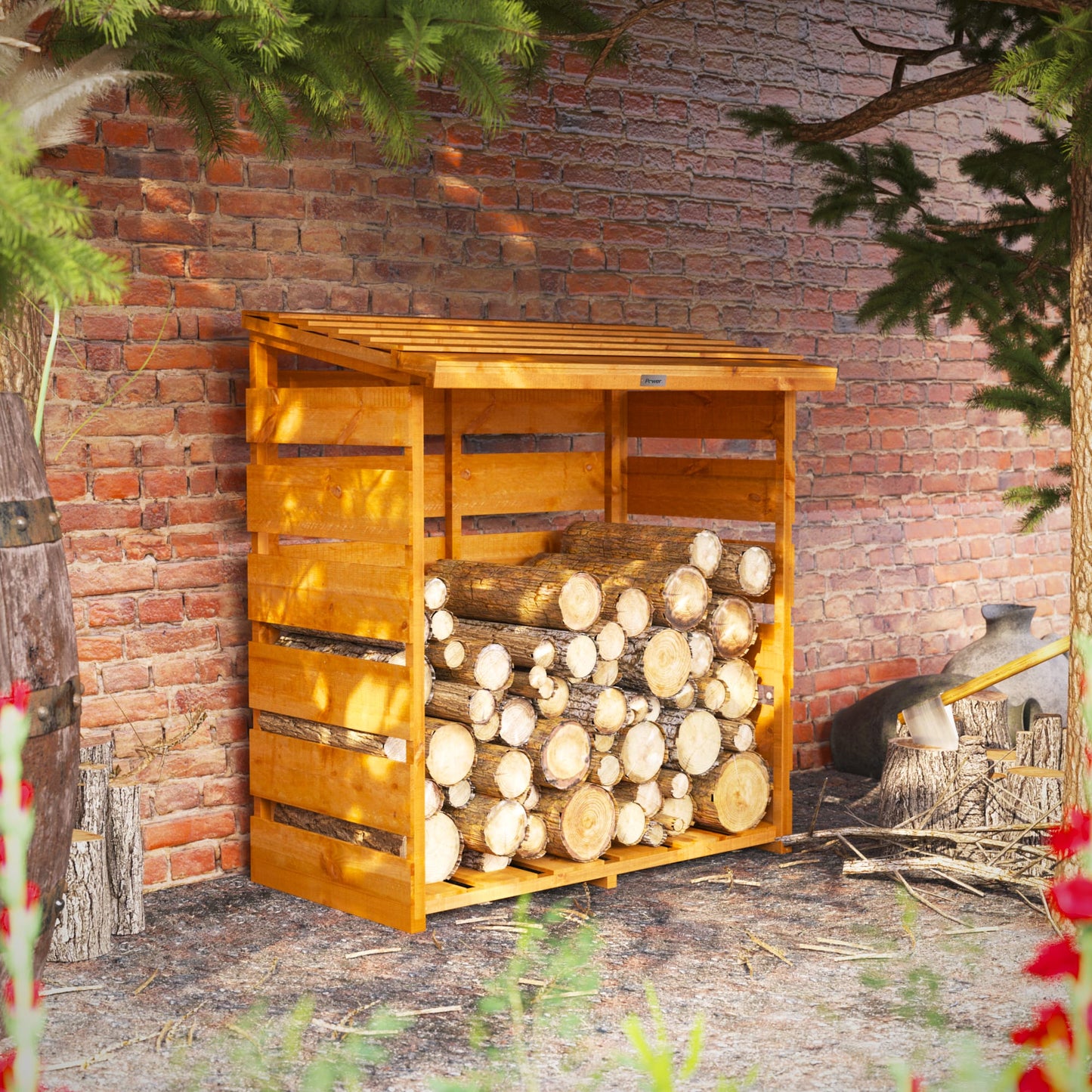 Holzlager