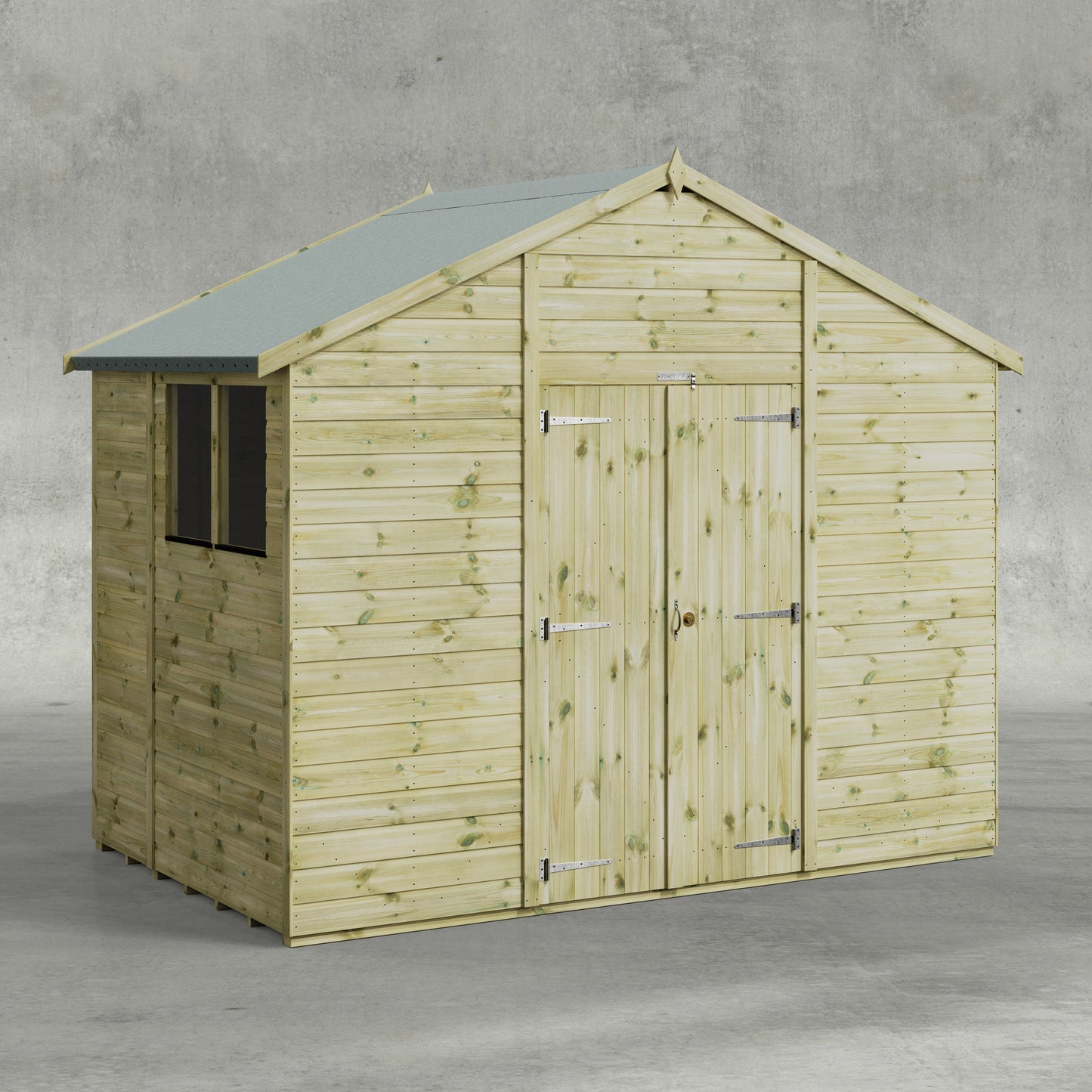 Premium Gartenhaus mit Satteldach
