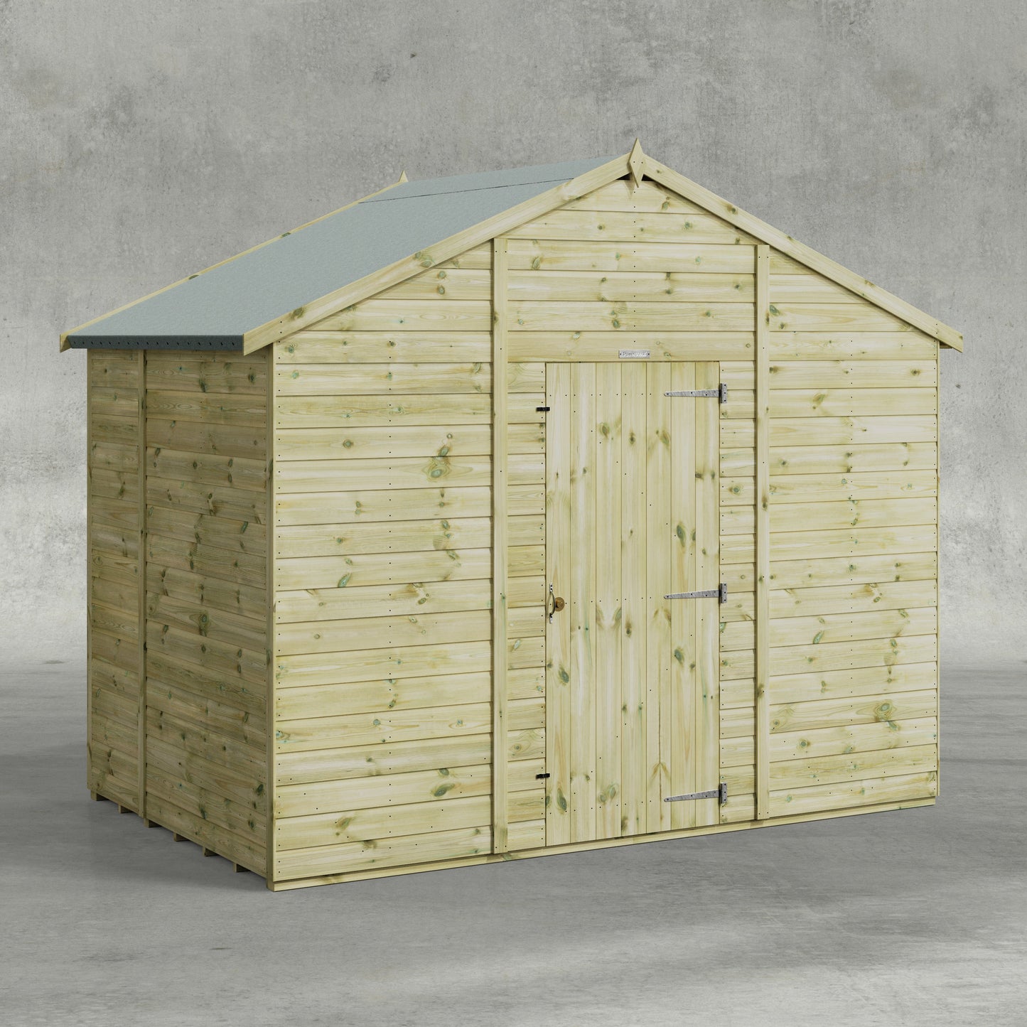 Premium Gartenhaus mit Satteldach