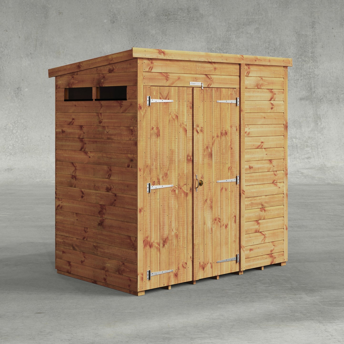 Pent Security Shed