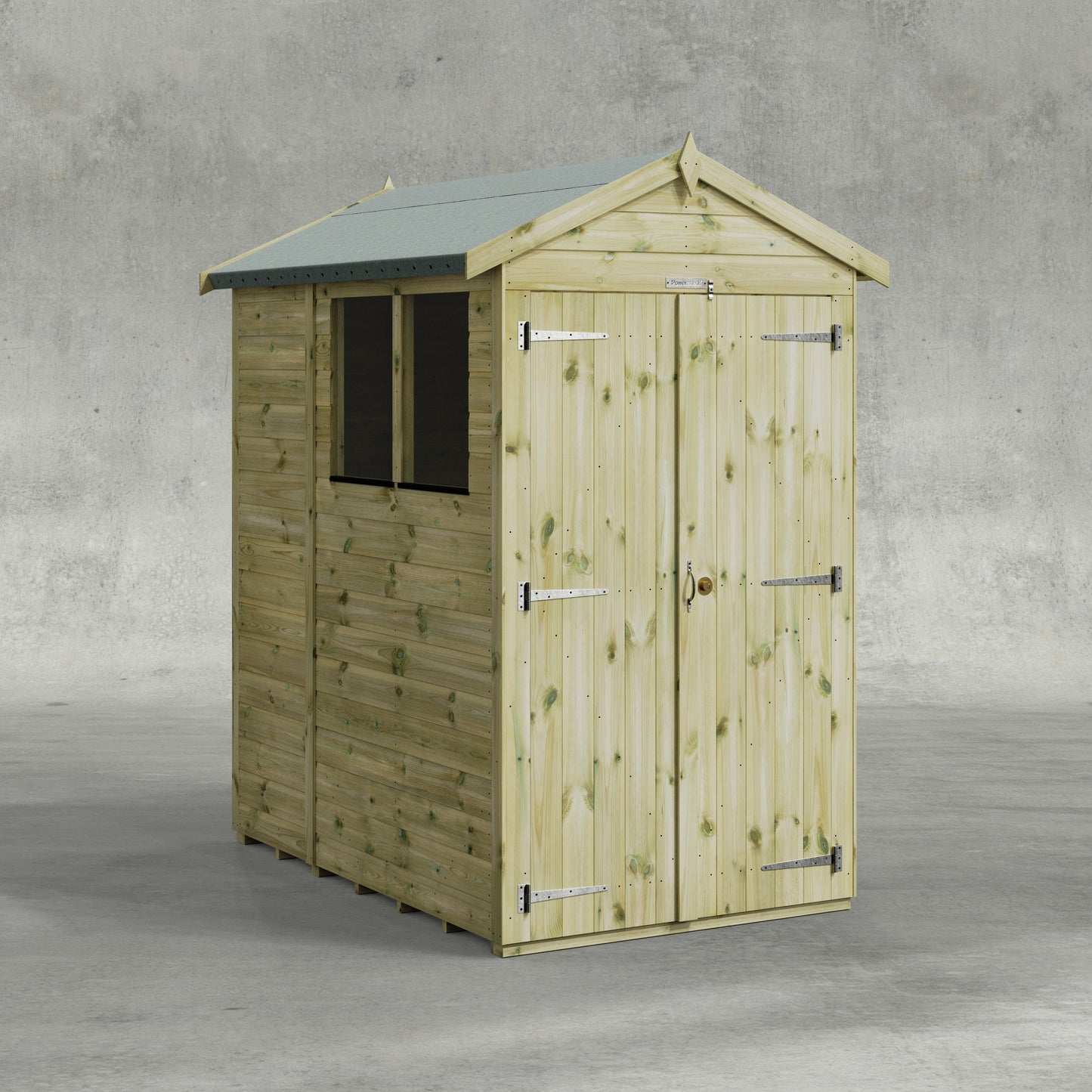 Premium Gartenhaus mit Satteldach