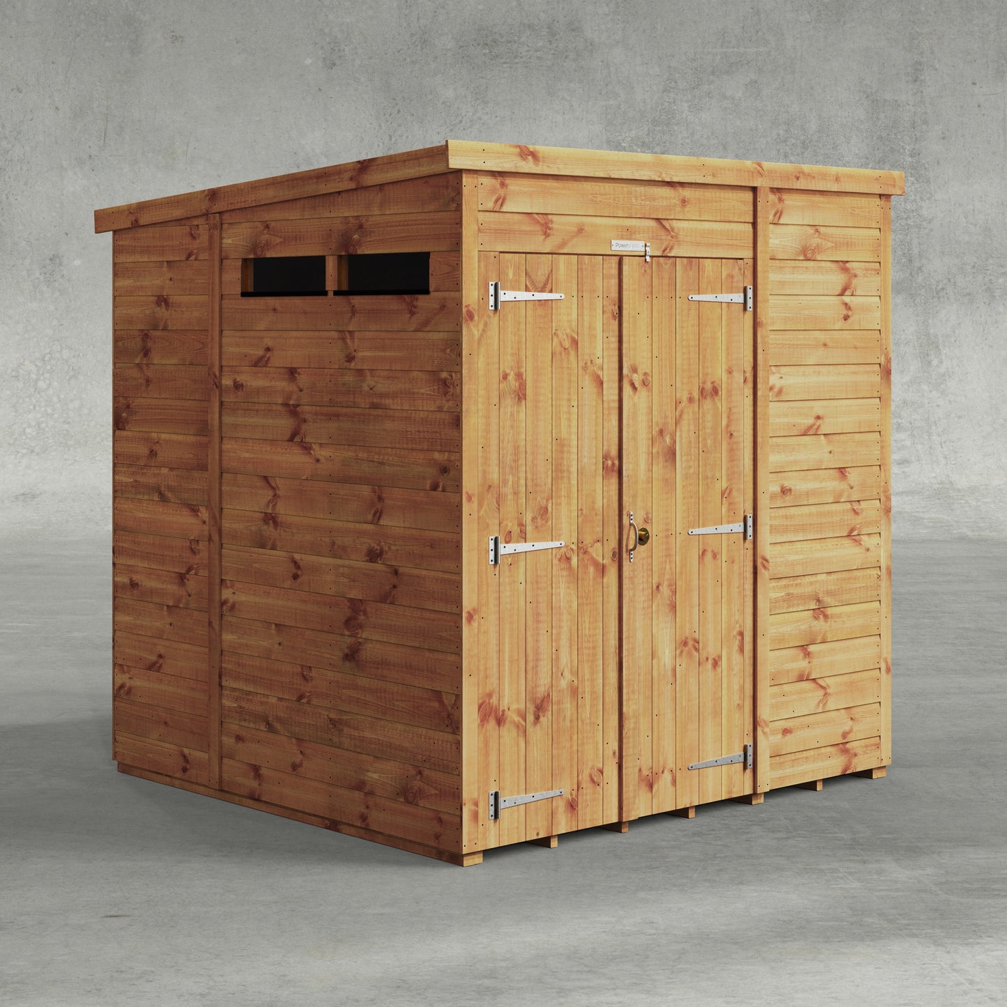 Pent Security Shed
