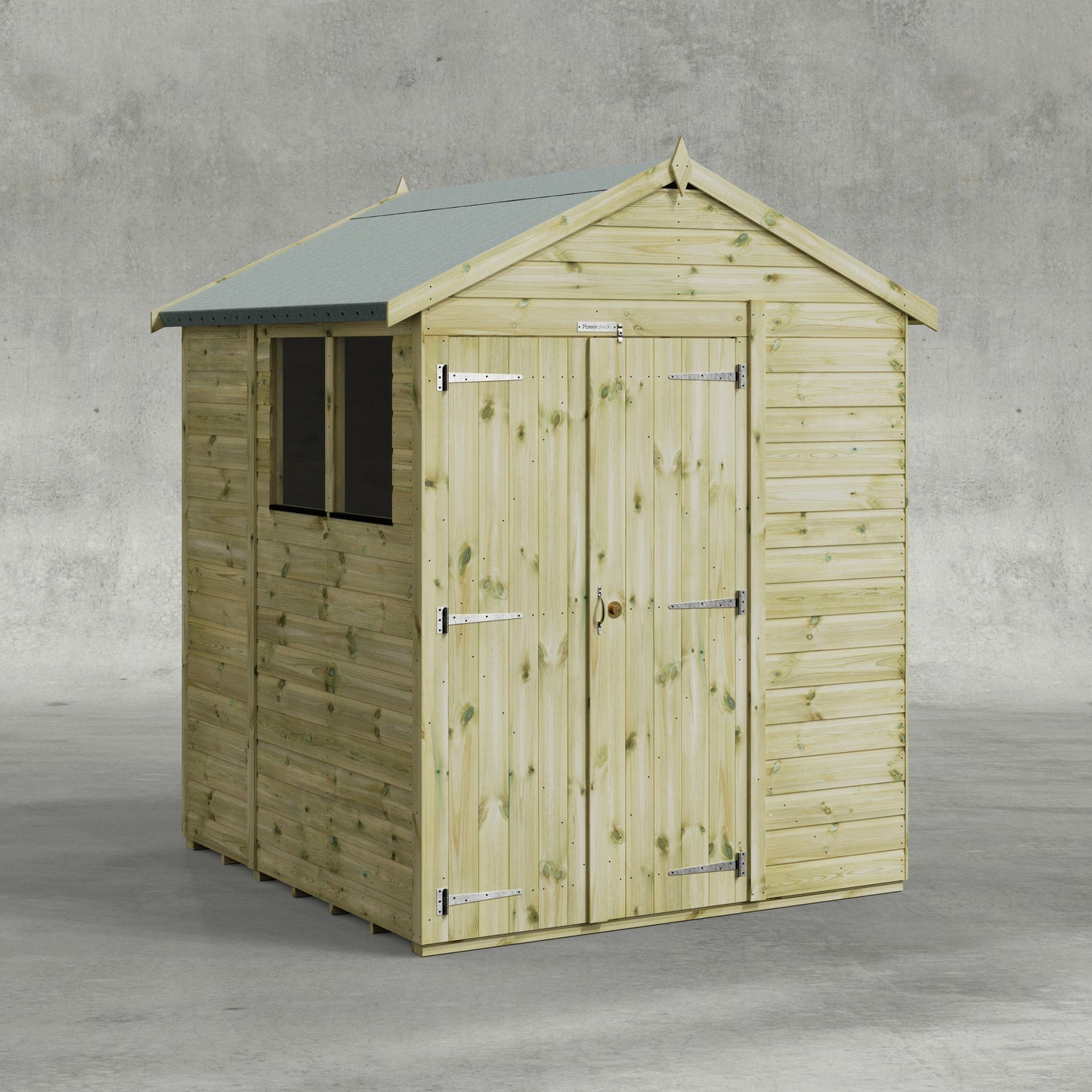 Premium Gartenhaus mit Satteldach