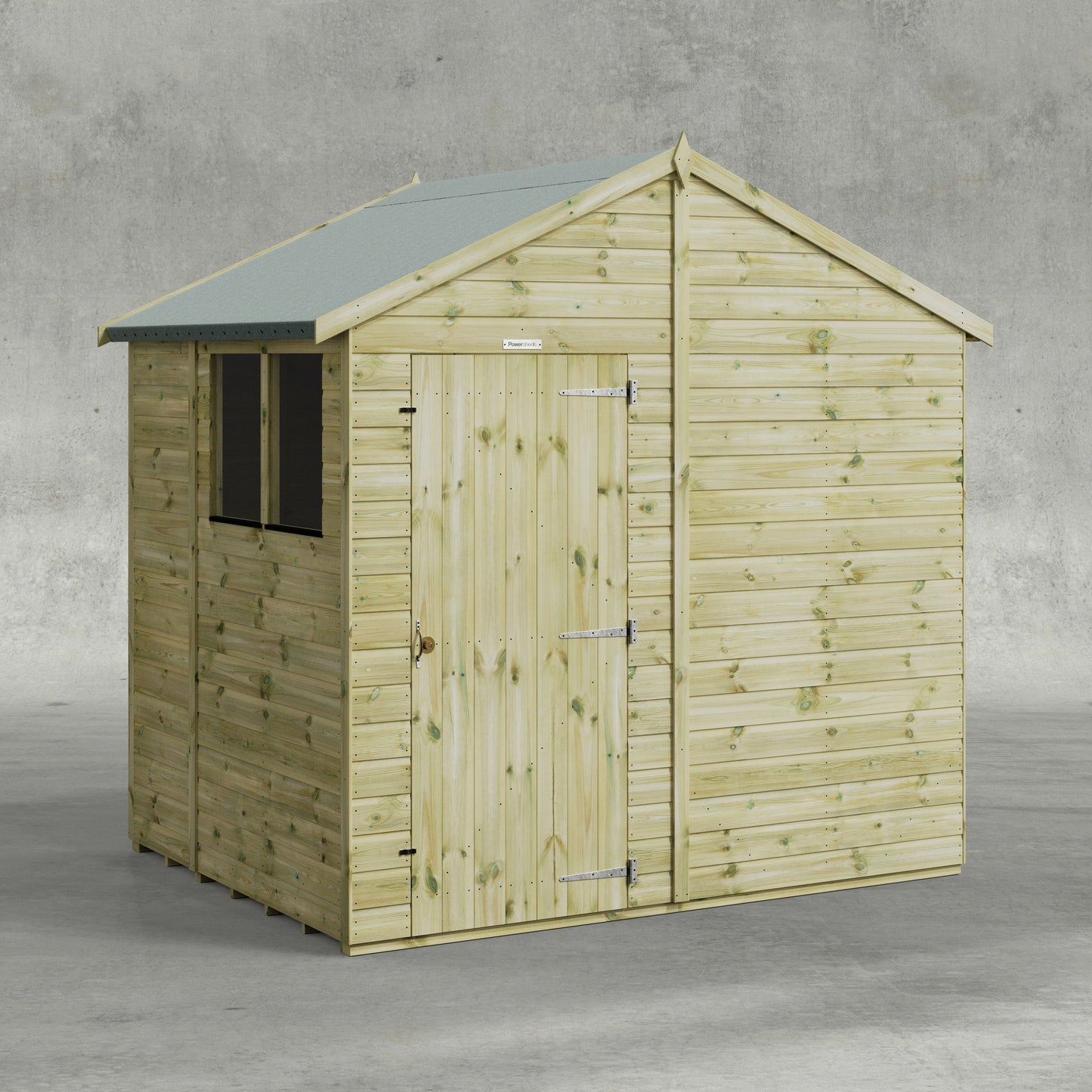 Premium Gartenhaus mit Satteldach