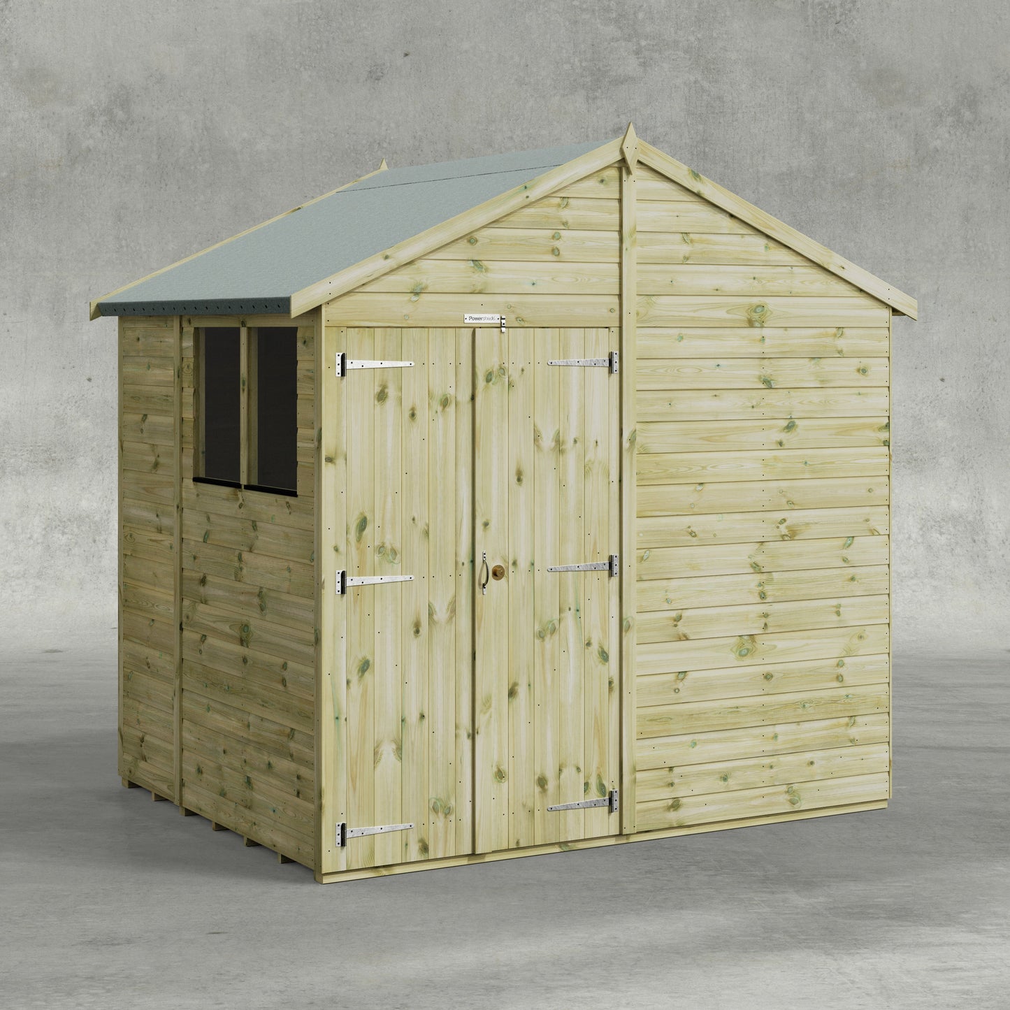 Premium Gartenhaus mit Satteldach