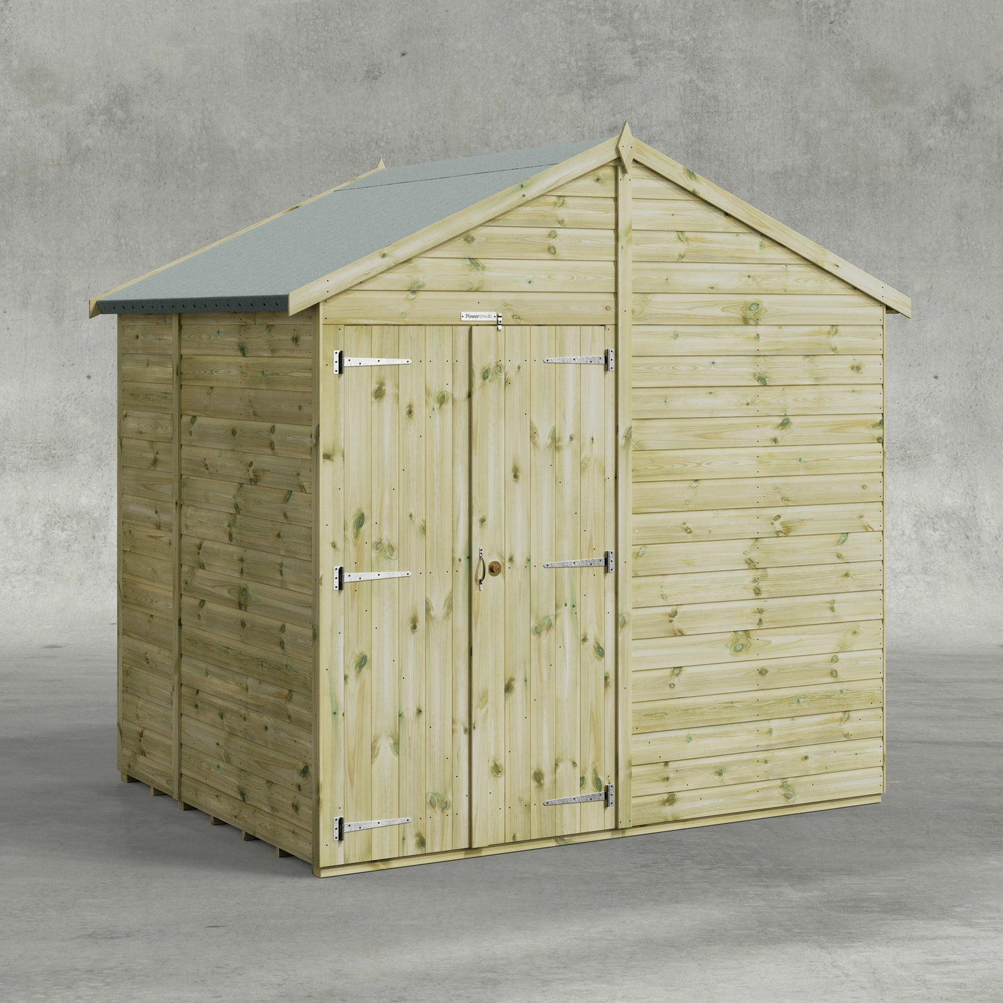 Premium Gartenhaus mit Satteldach