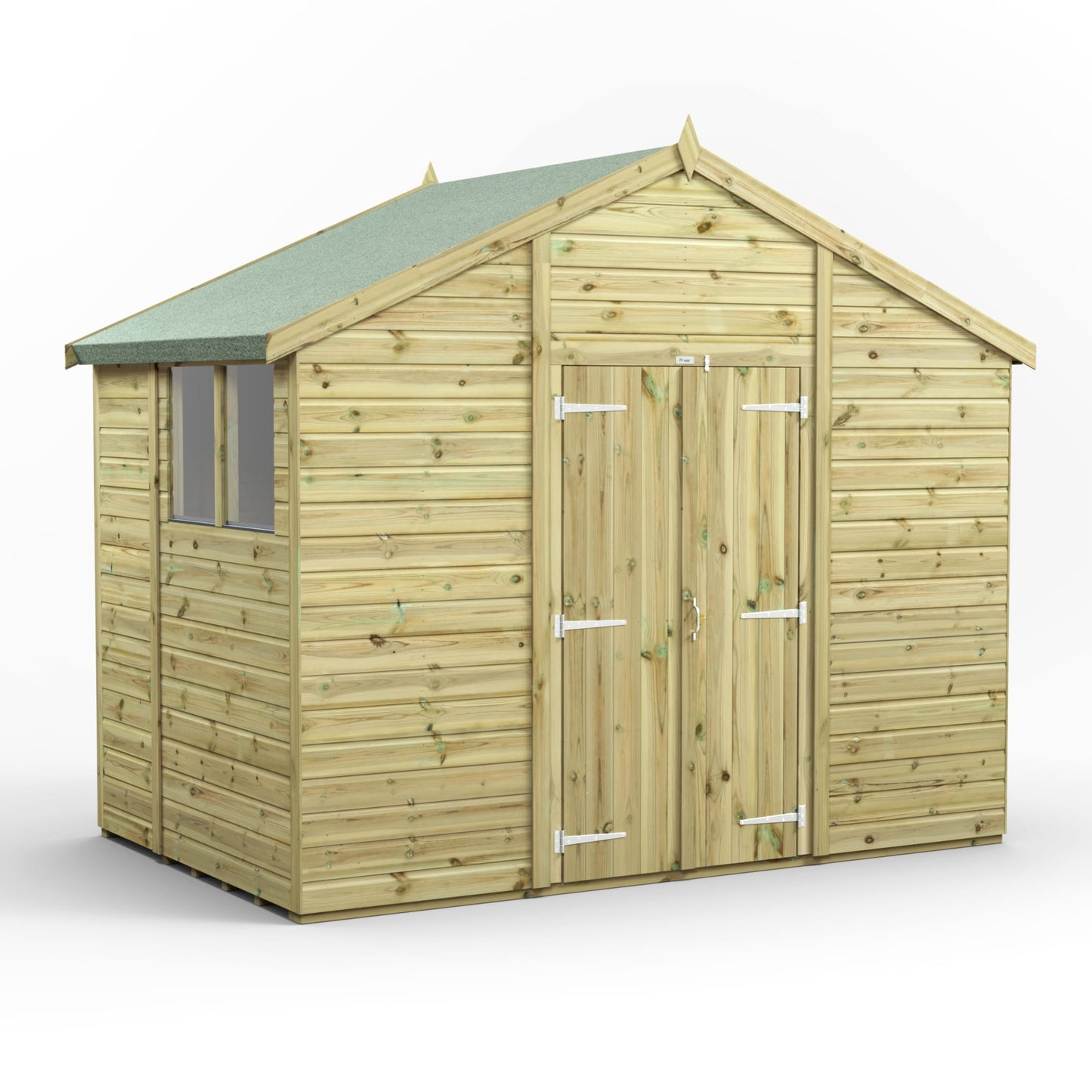 Premium Gartenhaus mit Satteldach