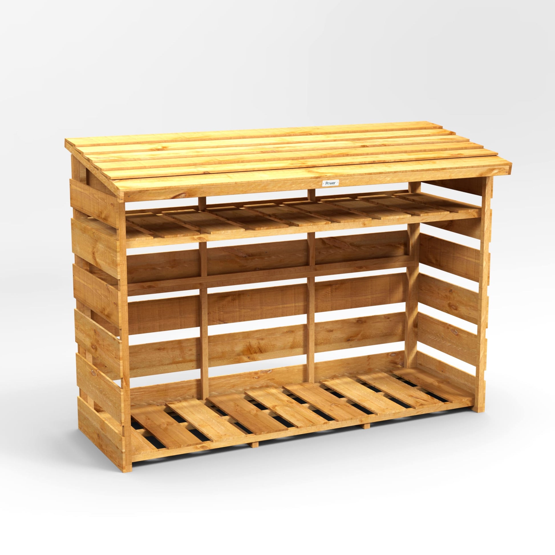 6x2 Power Log Store With Kindling