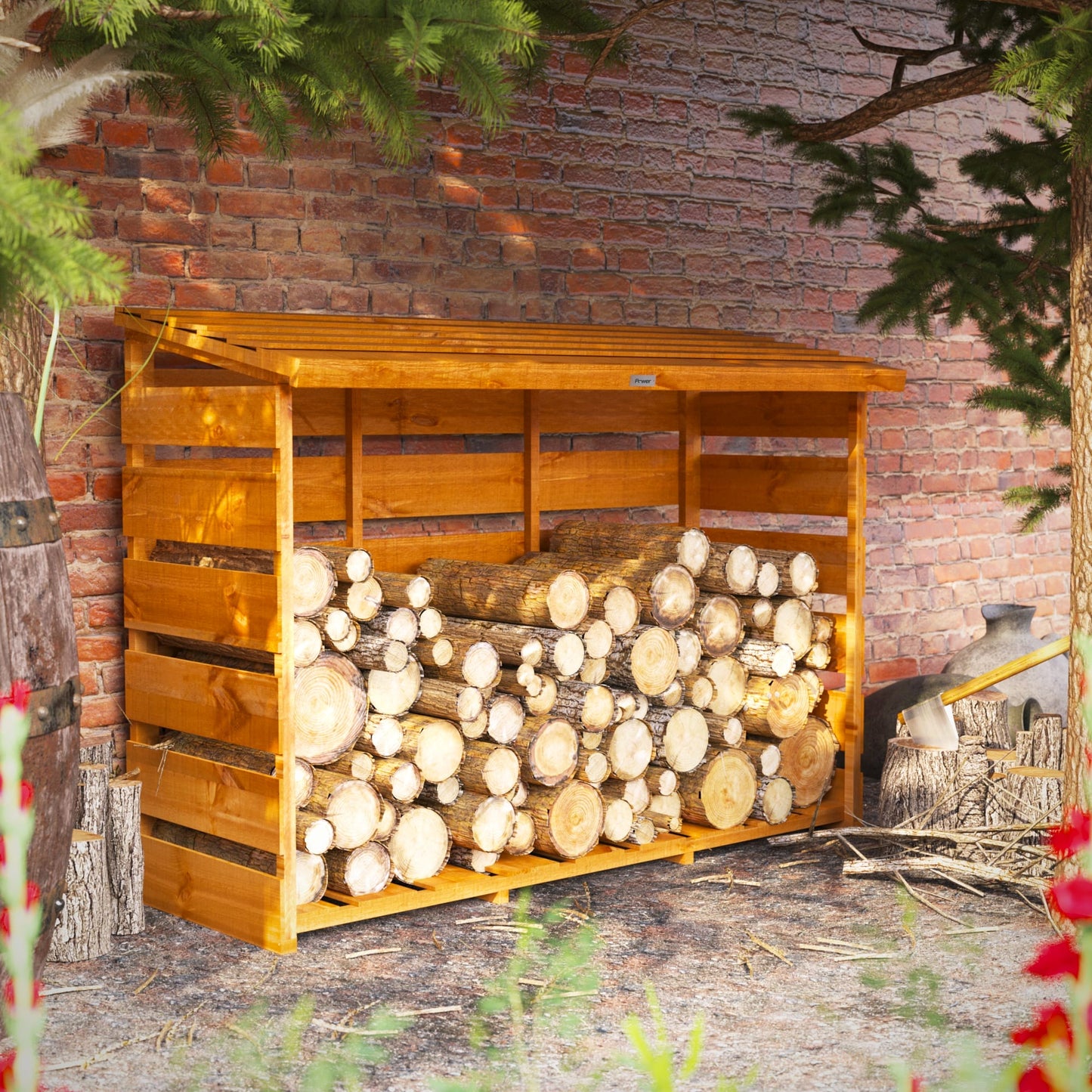 Holzlager