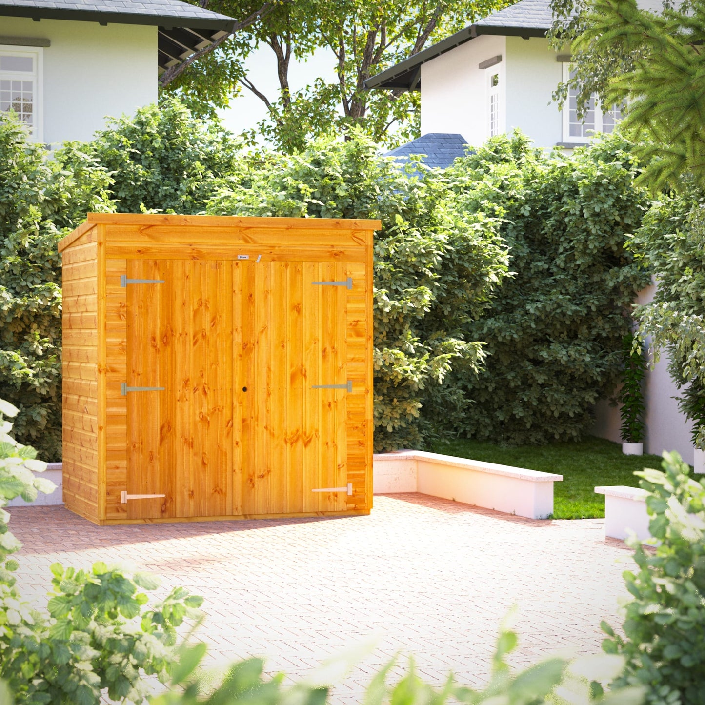 Geräteschuppen mit Pultdach