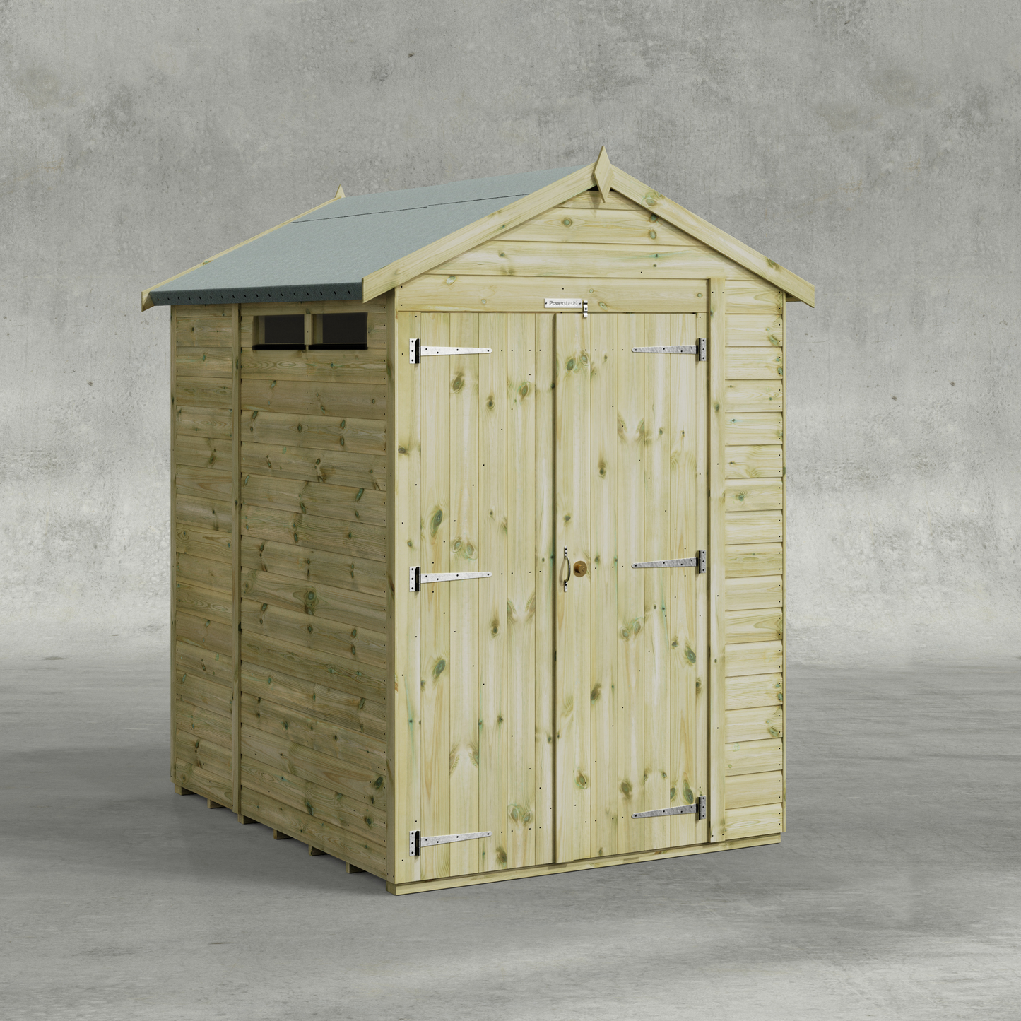 Premium Apex Security Shed
