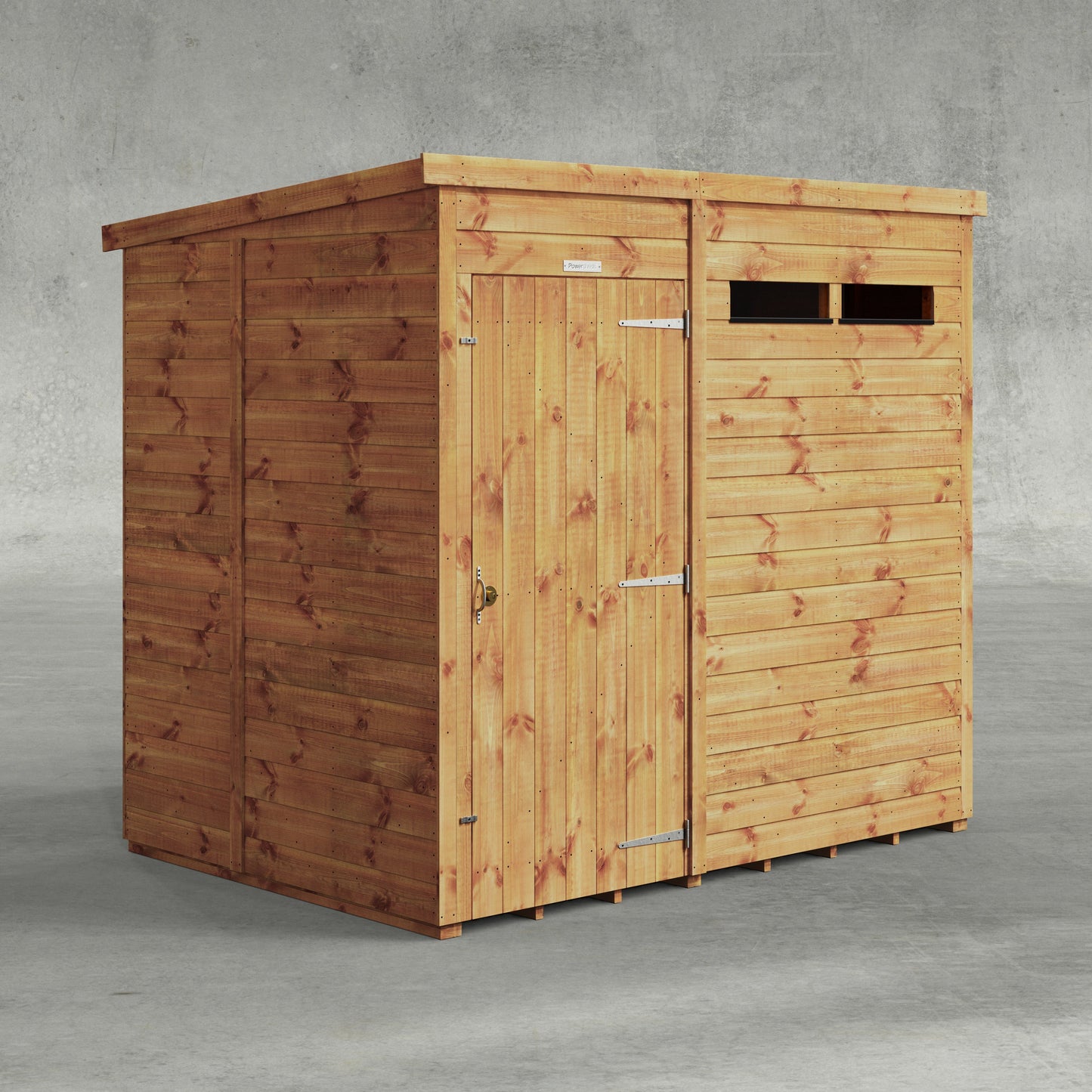 Pent Security Shed