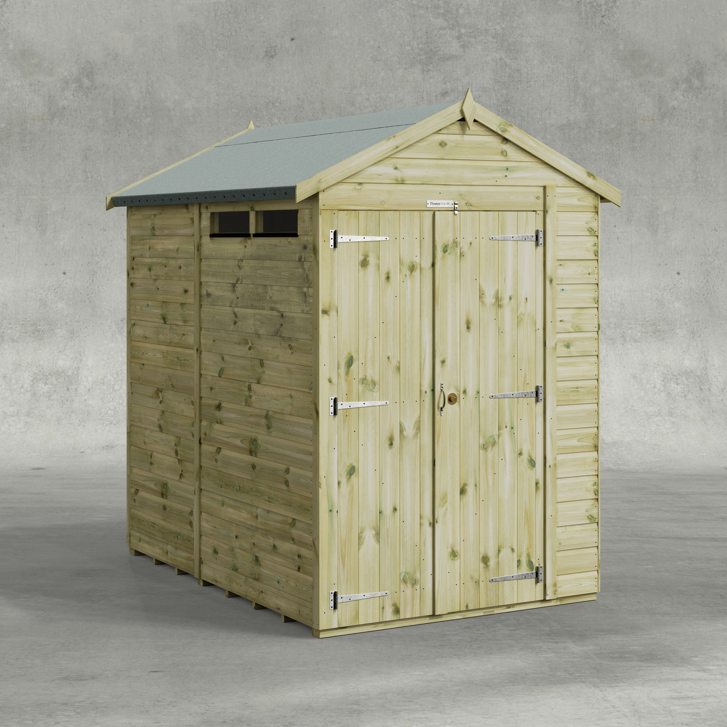 Premium Apex Security Shed