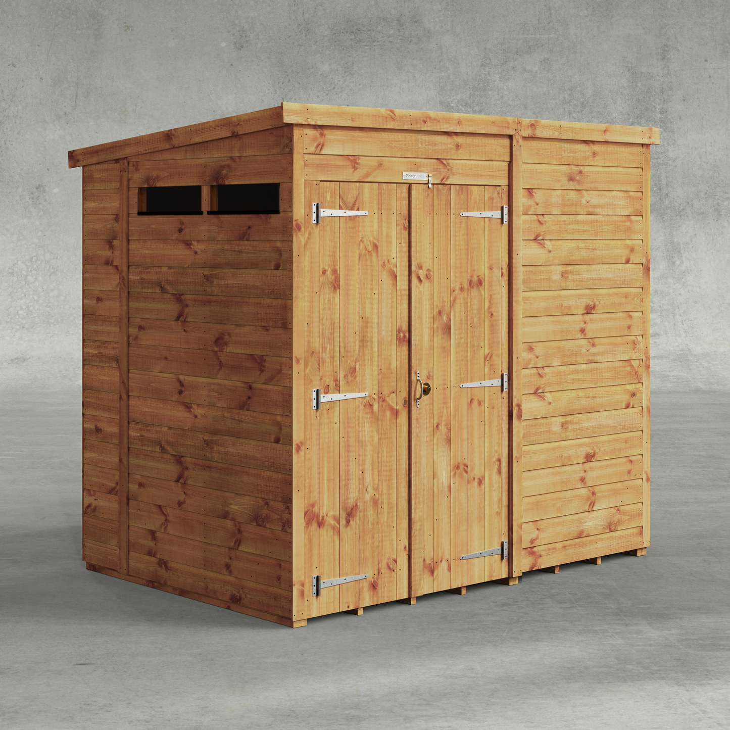 Pent Security Shed