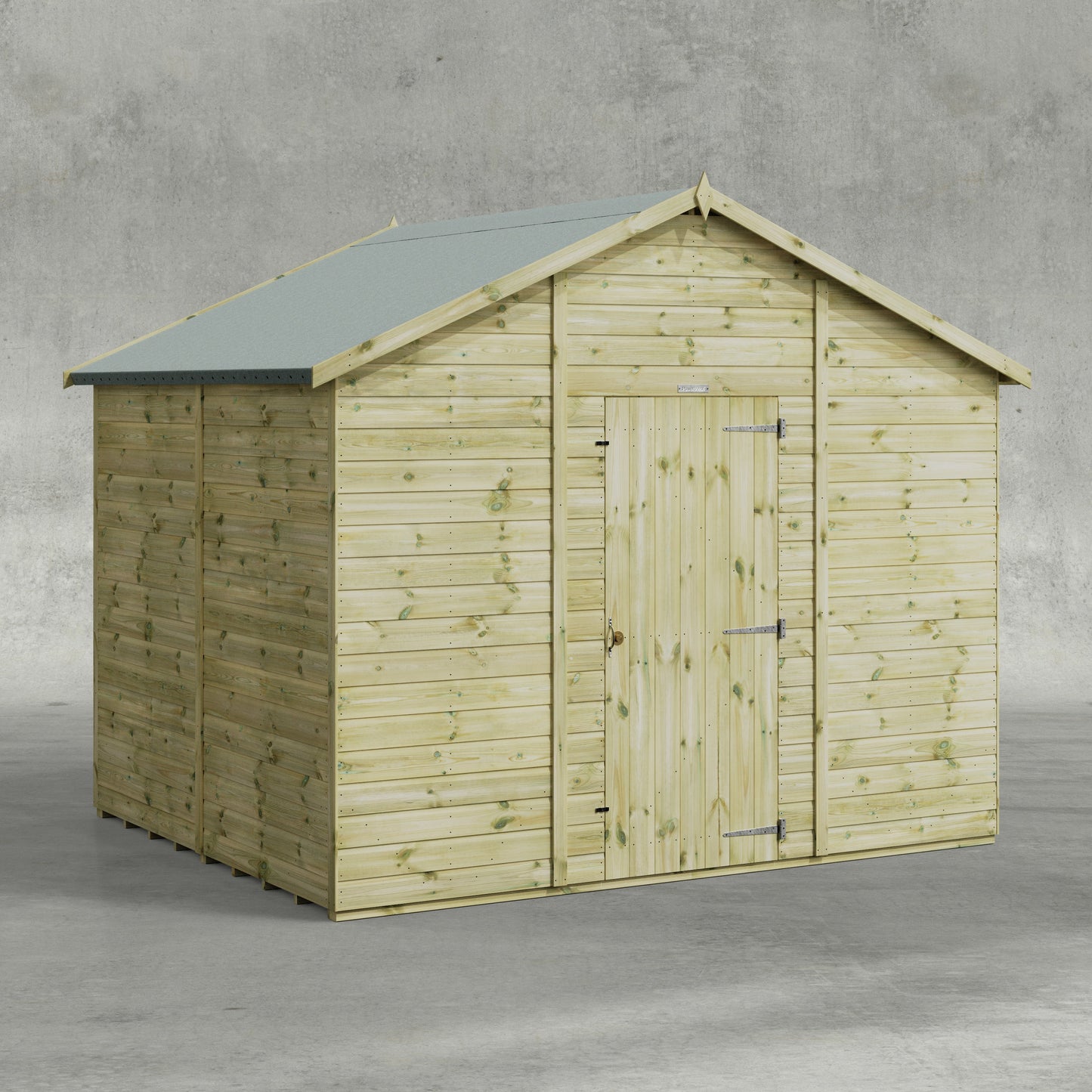 Premium Gartenhaus mit Satteldach