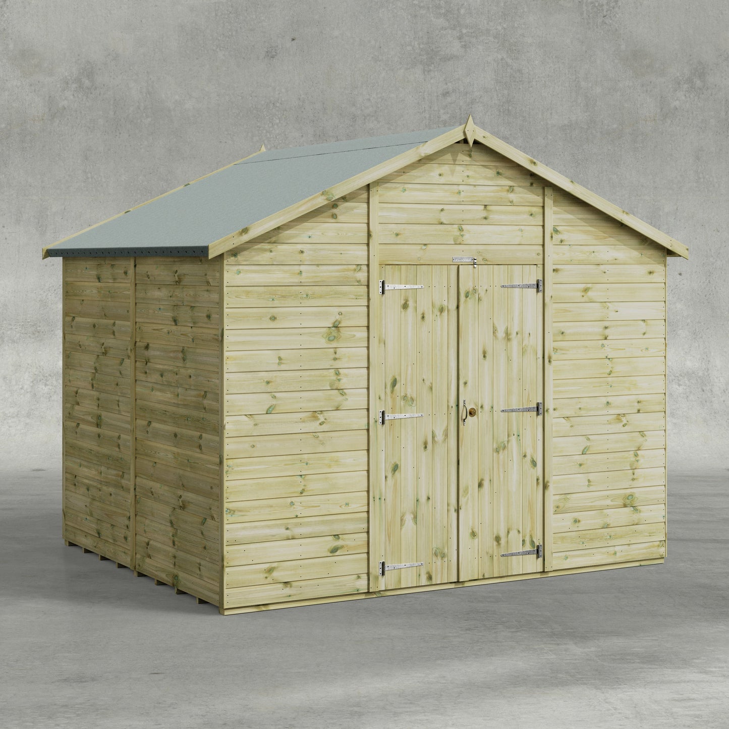 Premium Gartenhaus mit Satteldach