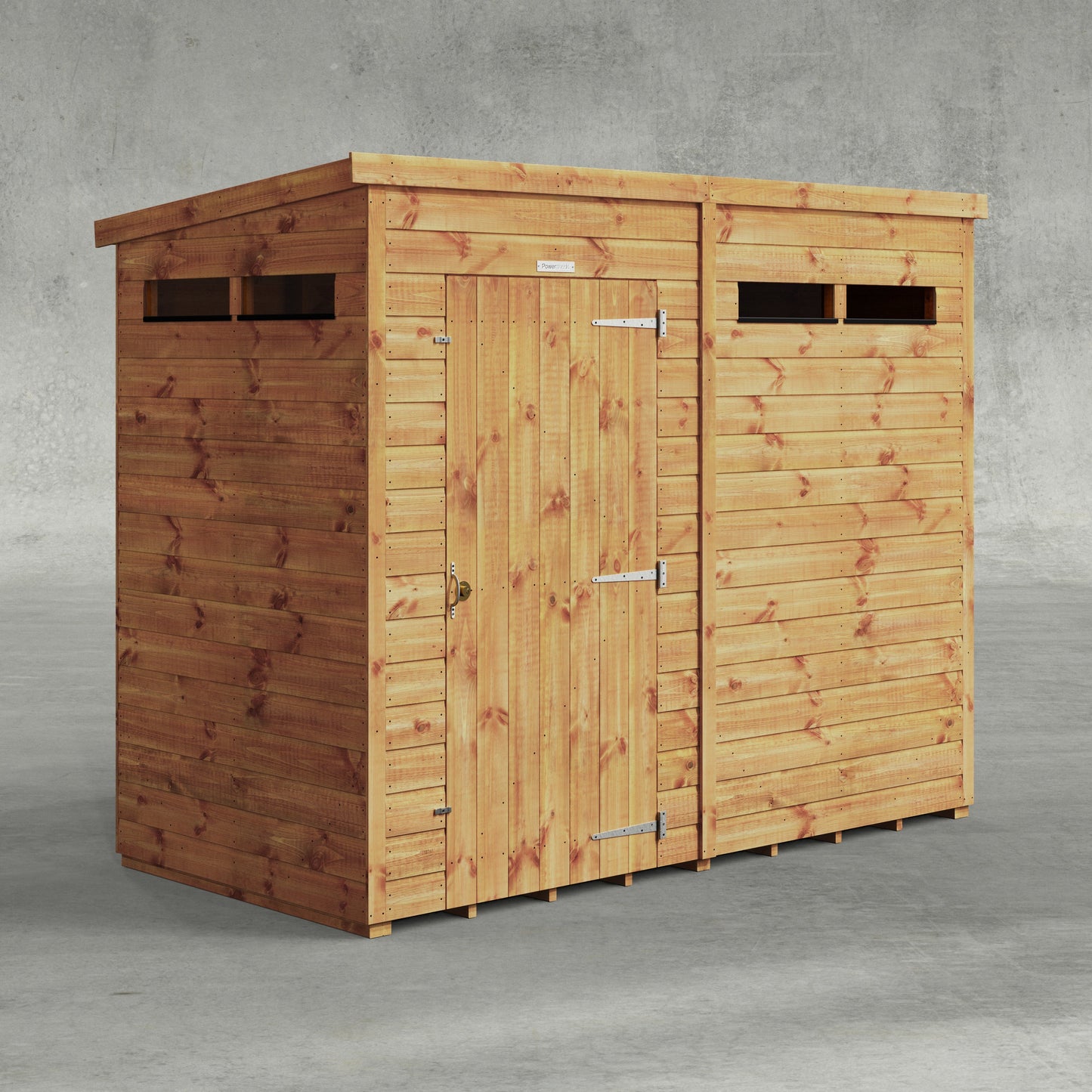 Pent Security Shed