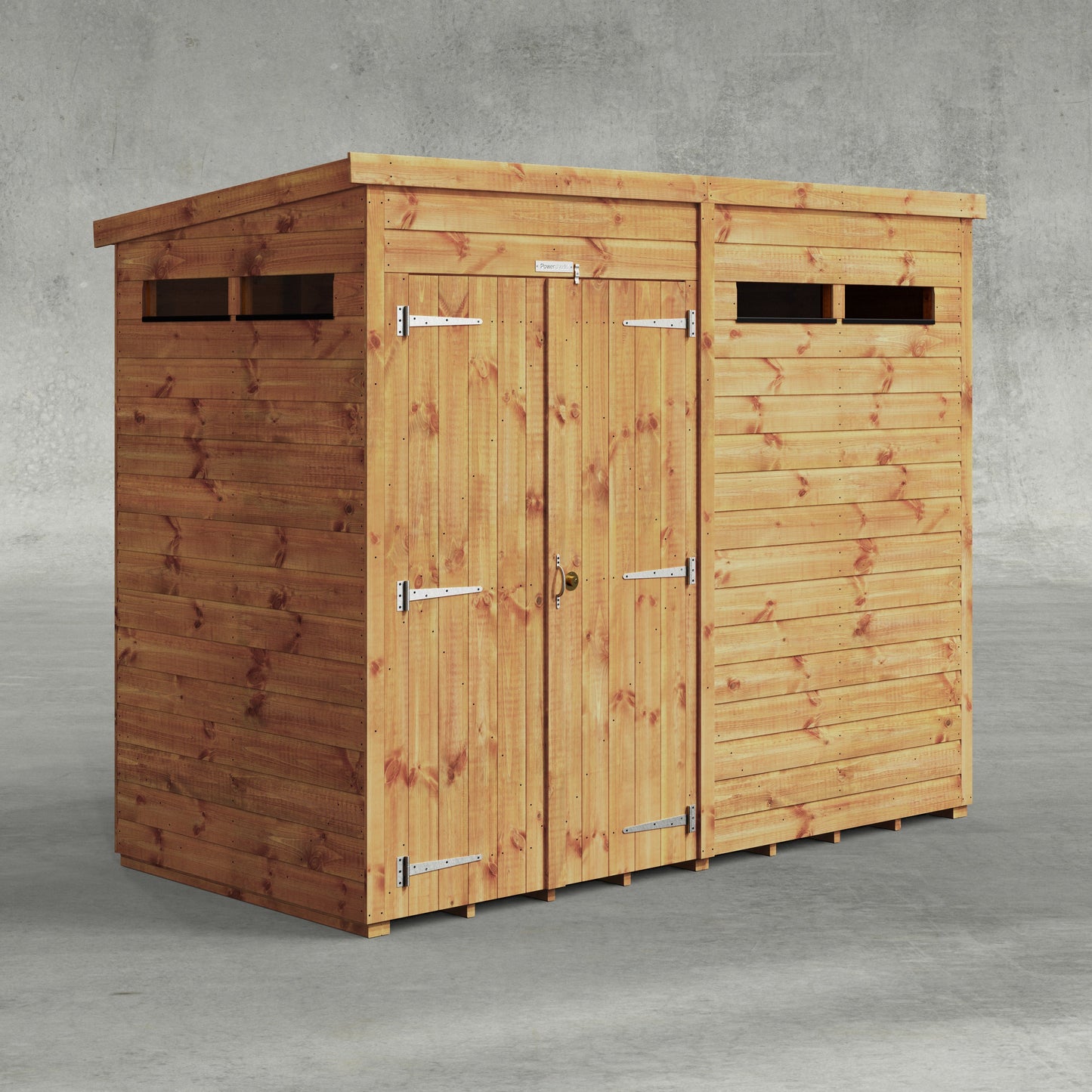 Pent Security Shed