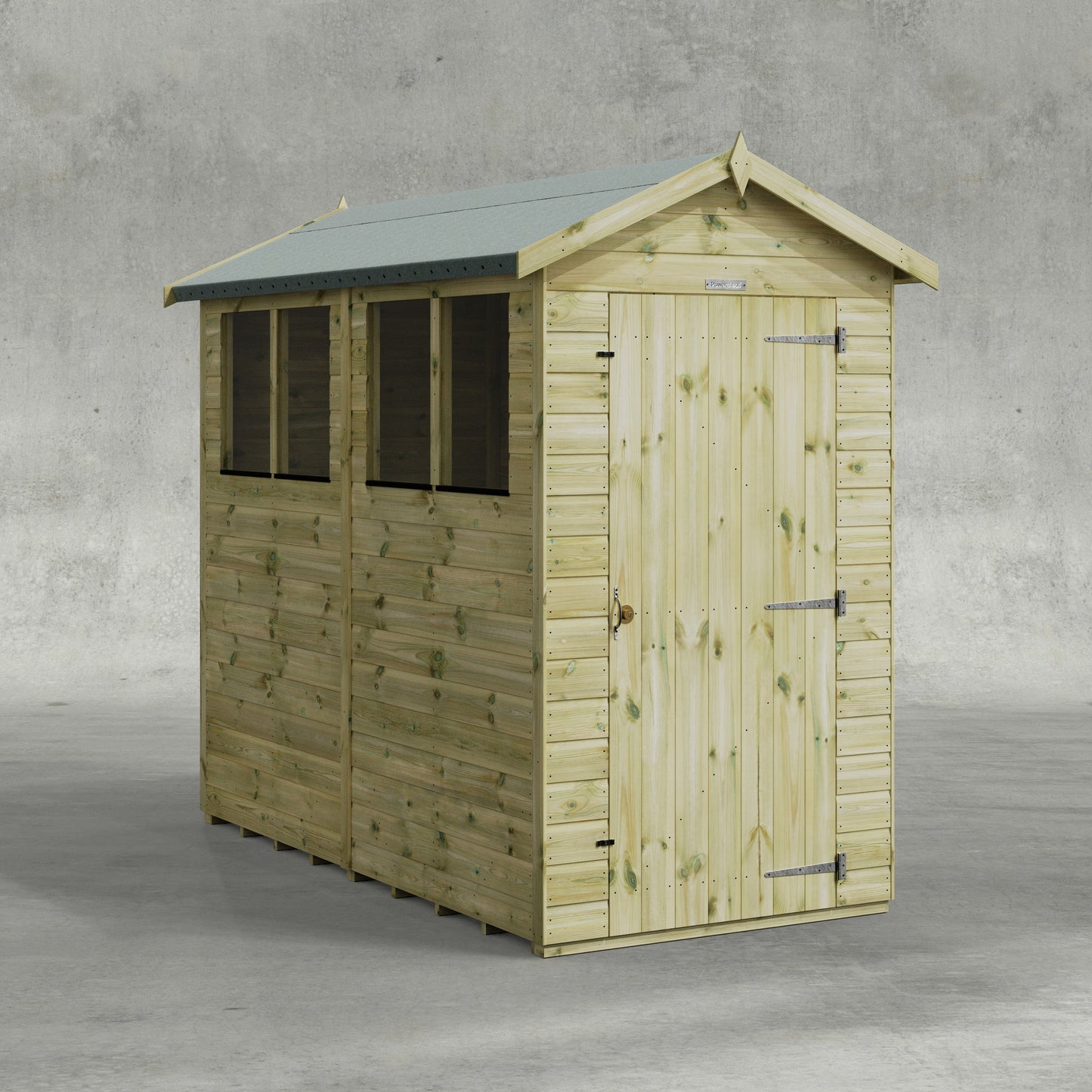 Premium Gartenhaus mit Satteldach