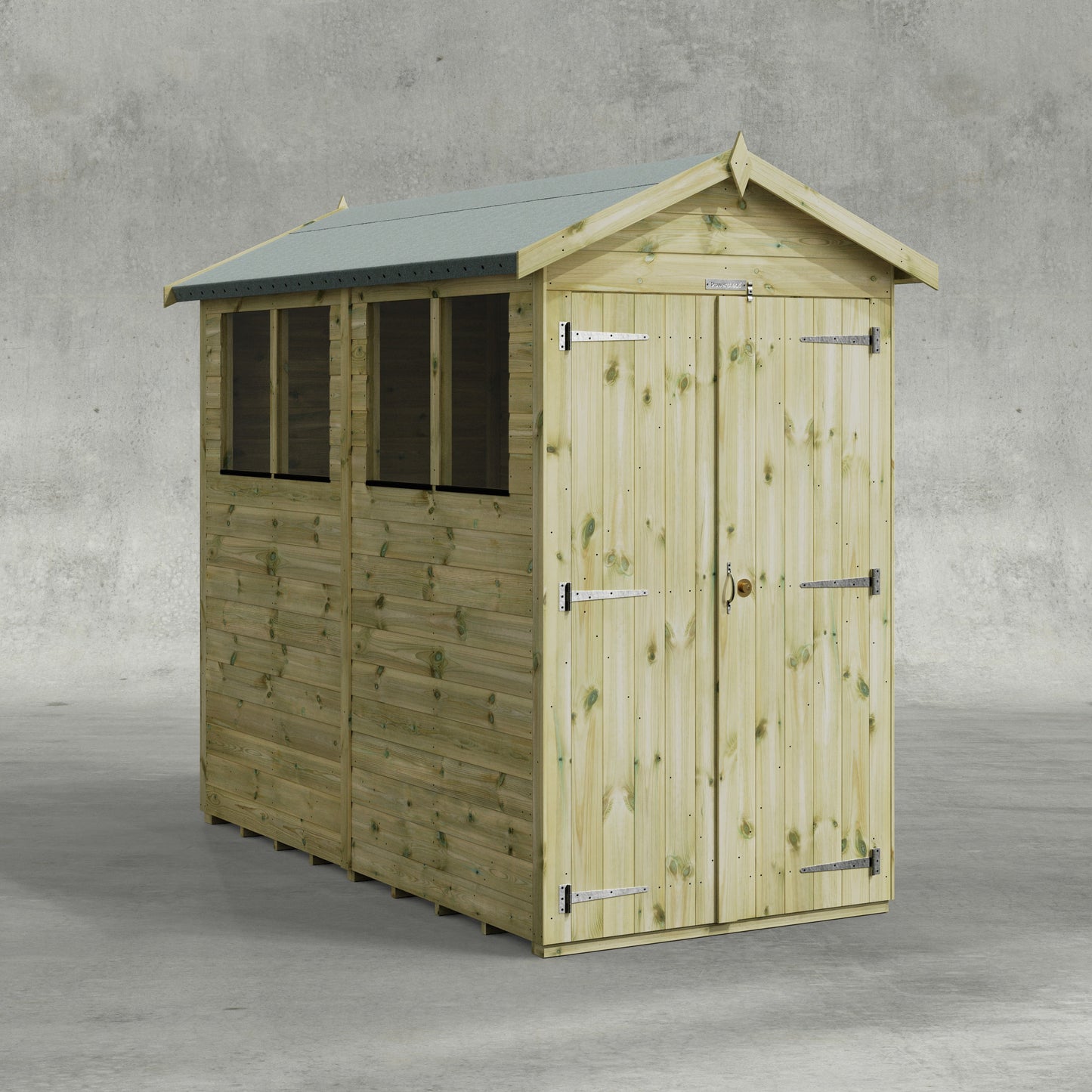 Premium Gartenhaus mit Satteldach