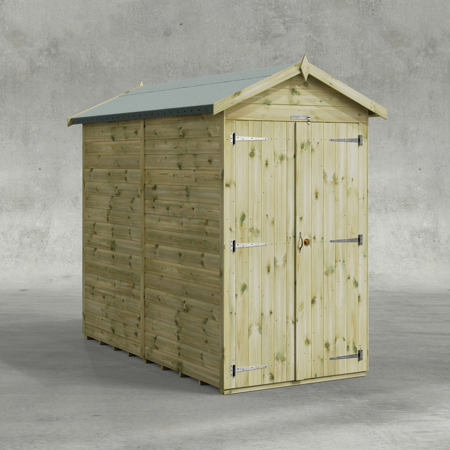 Premium Gartenhaus mit Satteldach