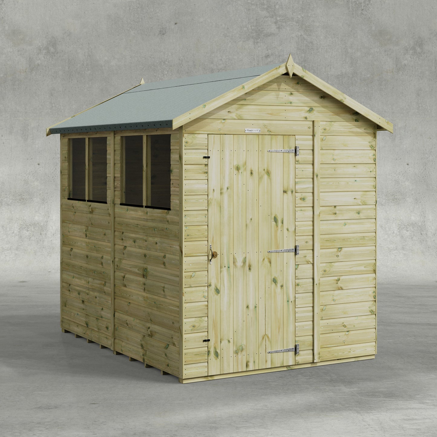 Premium Gartenhaus mit Satteldach
