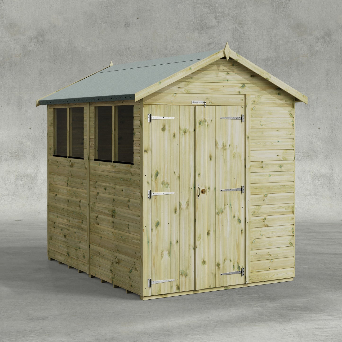 Premium Gartenhaus mit Satteldach