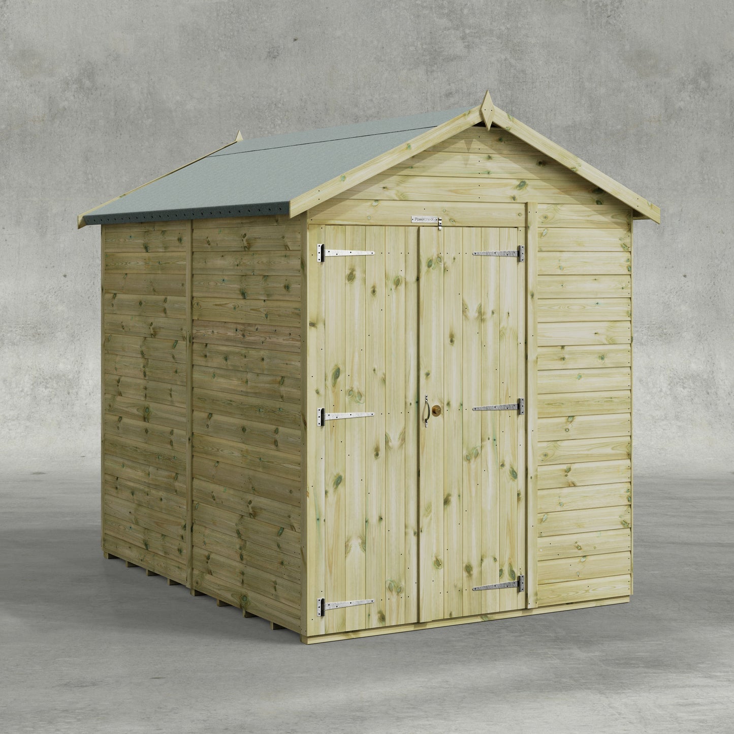 Premium Gartenhaus mit Satteldach