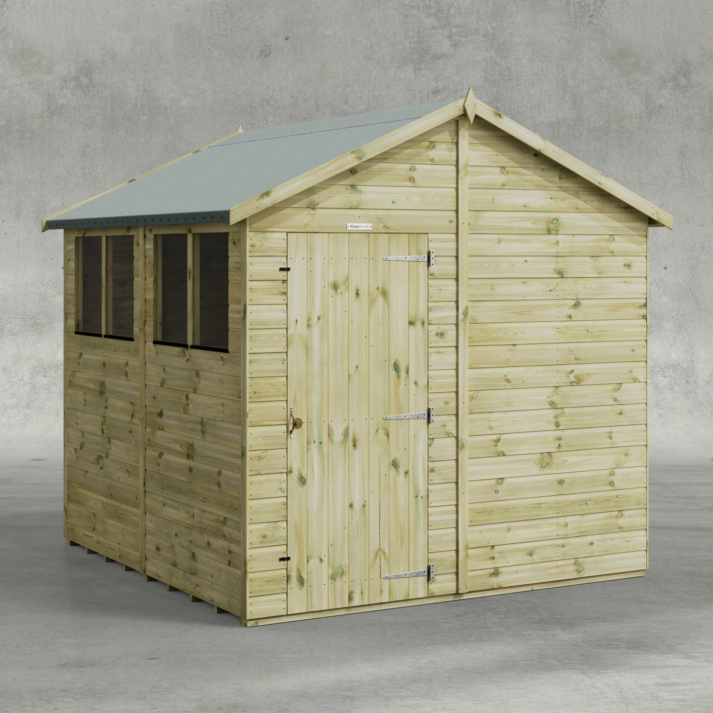 Premium Gartenhaus mit Satteldach