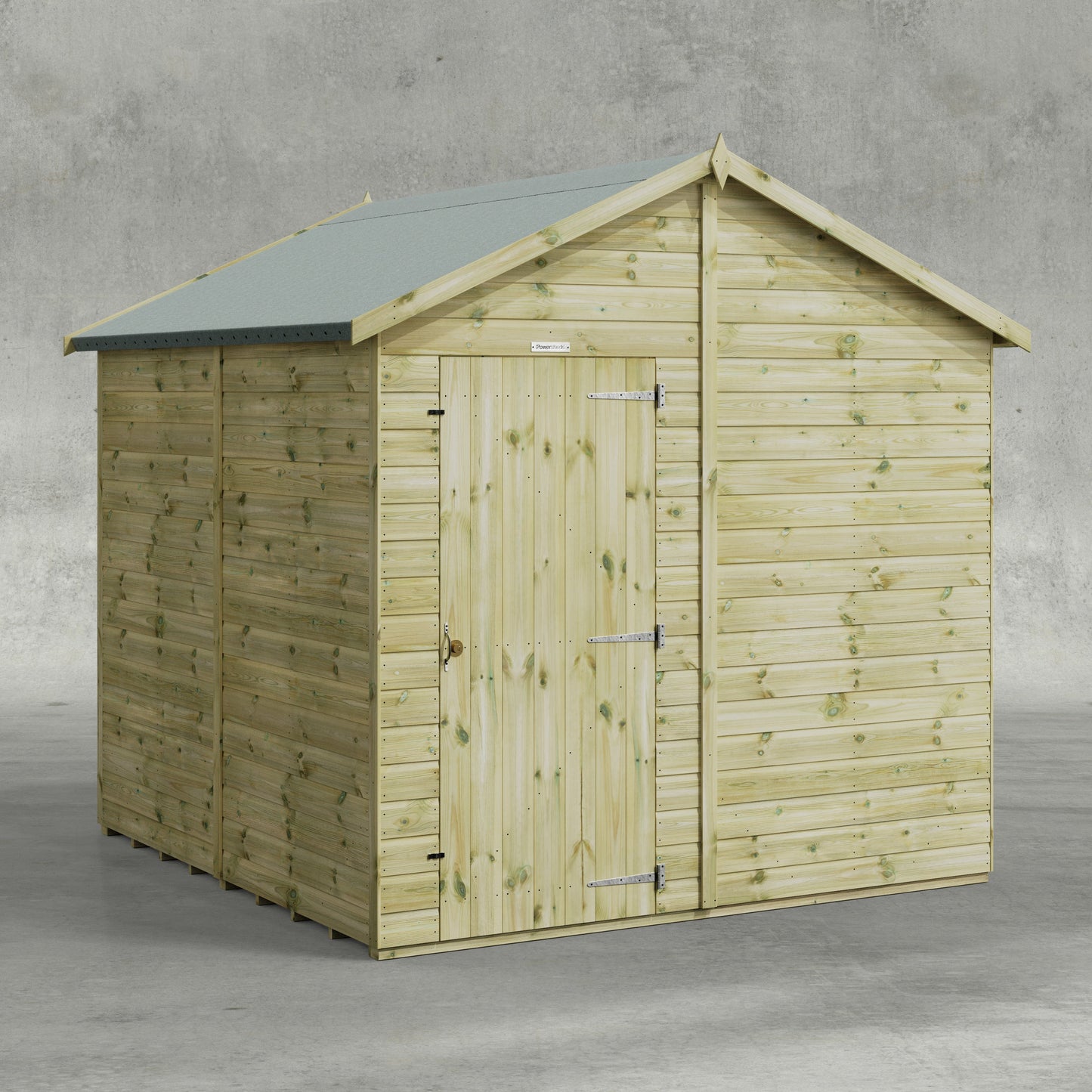Premium Gartenhaus mit Satteldach