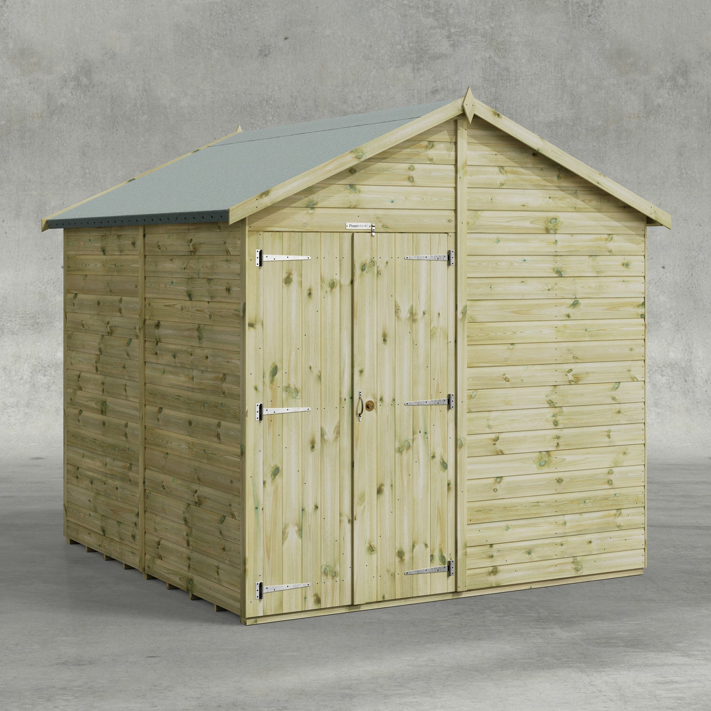 Premium Gartenhaus mit Satteldach