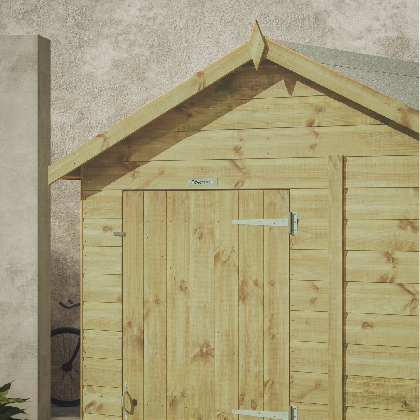 Premium Gartenhaus mit Satteldach