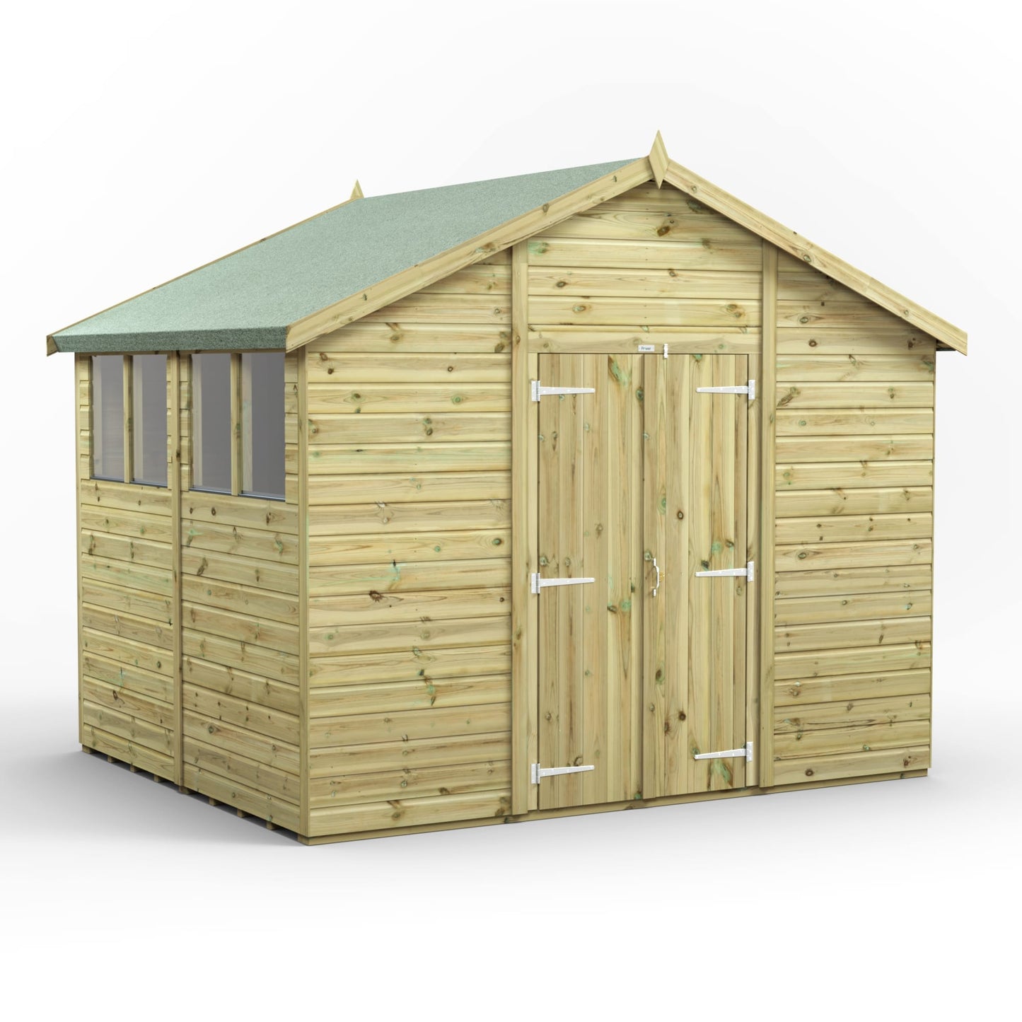 Premium Gartenhaus mit Satteldach