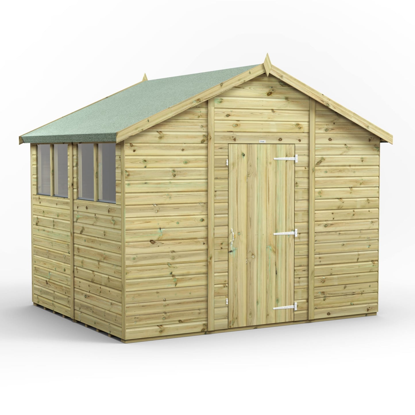 Premium Gartenhaus mit Satteldach