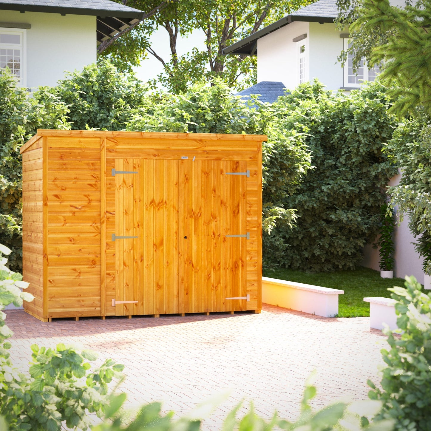 Geräteschuppen mit Pultdach