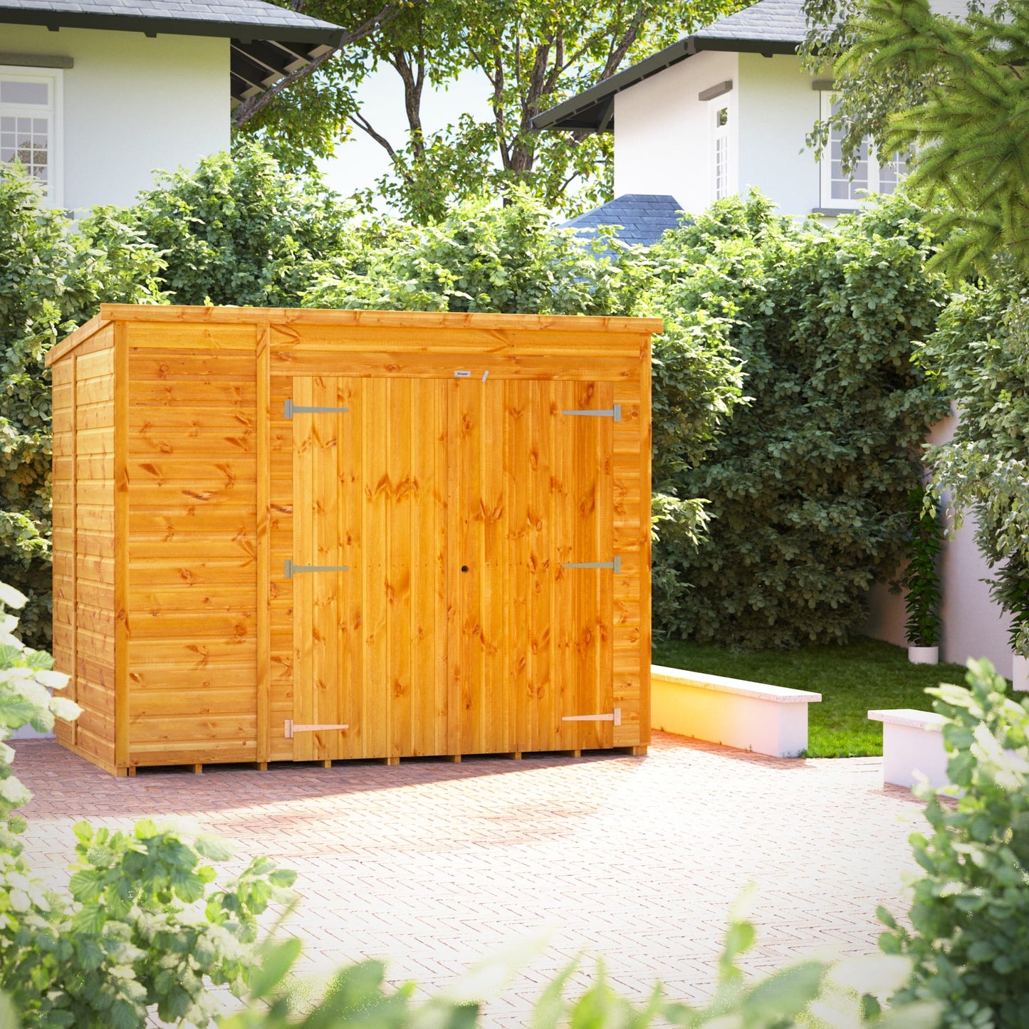 Geräteschuppen mit Pultdach