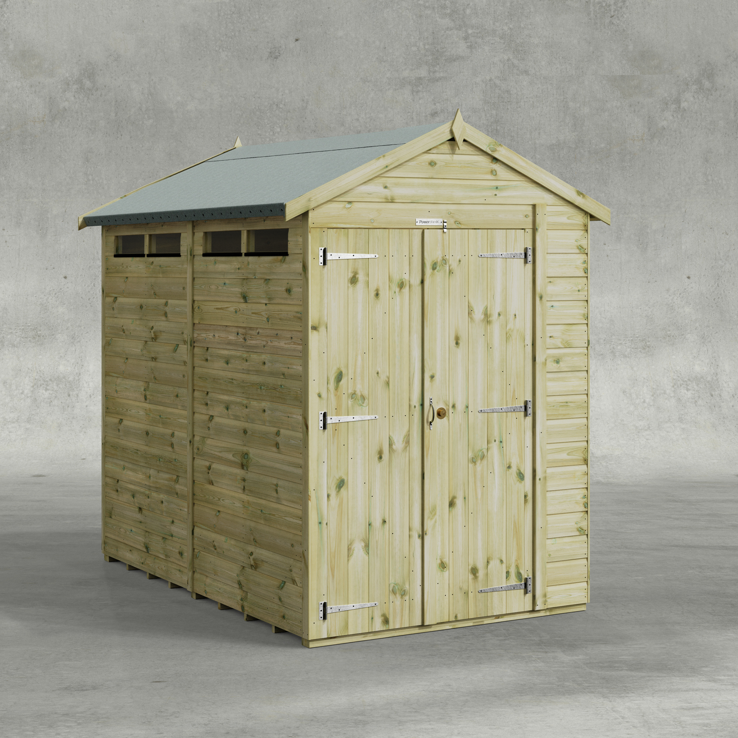 Premium Apex Security Shed