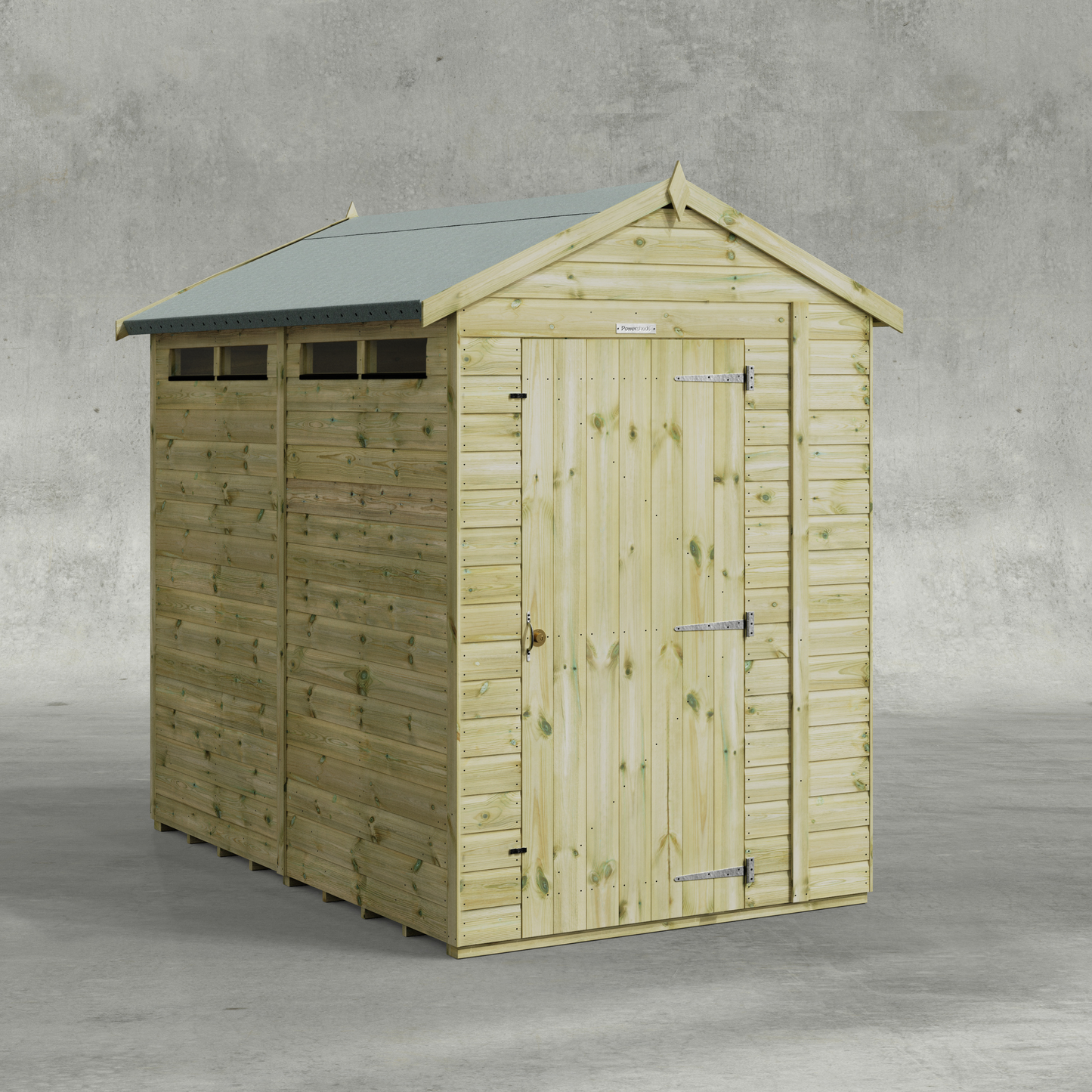 Premium Apex Security Shed