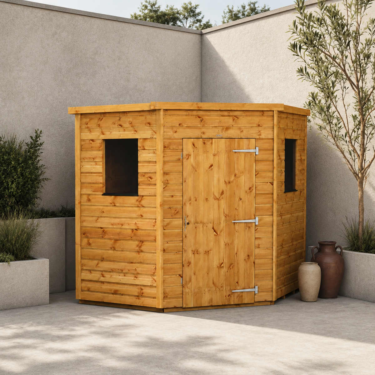 Corner Shed